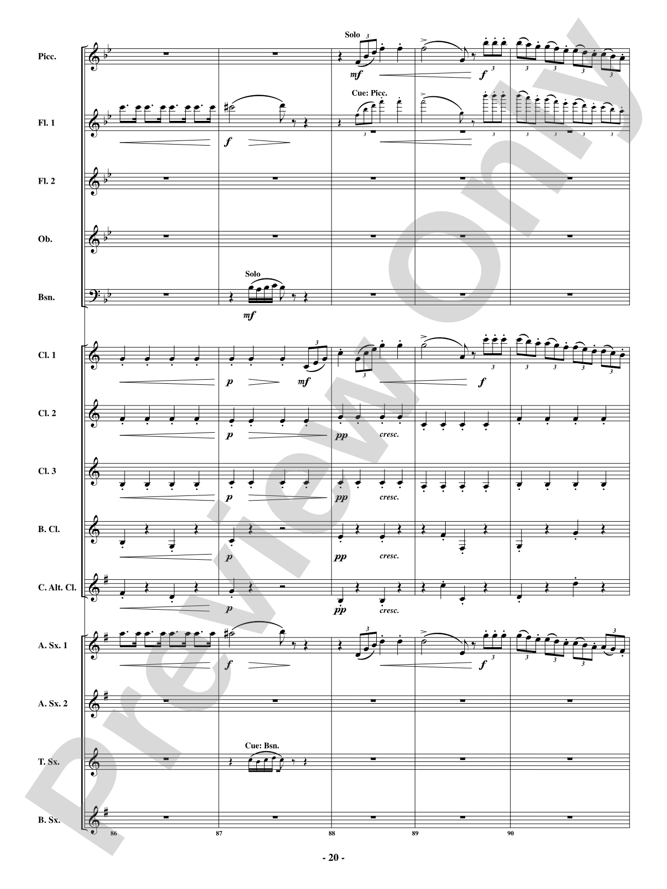 Finale - From <i>The Barber of Seville</i>: Woodwind Ensemble Conductor Score & Parts