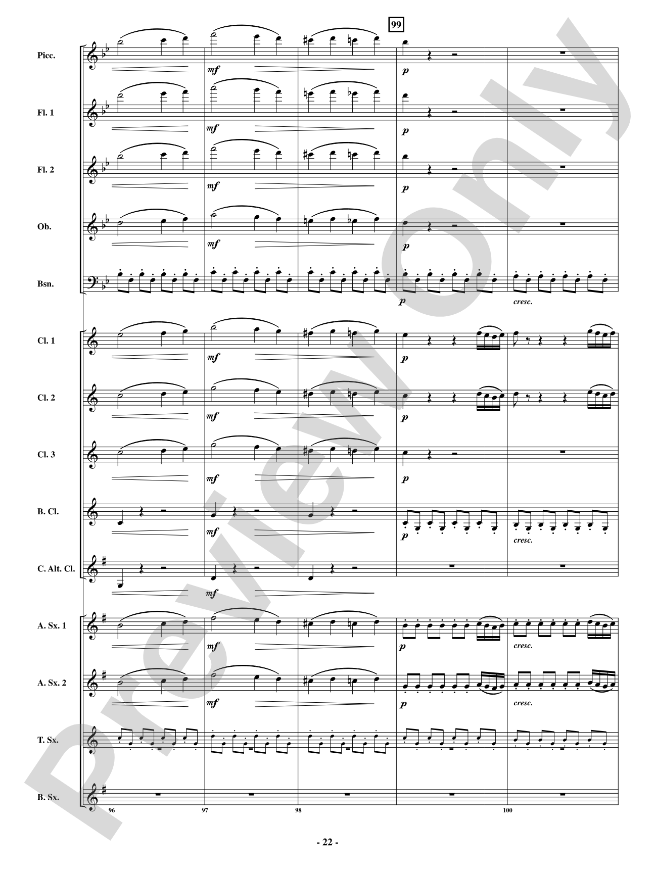 Finale - From <i>The Barber of Seville</i>: Woodwind Ensemble Conductor Score & Parts