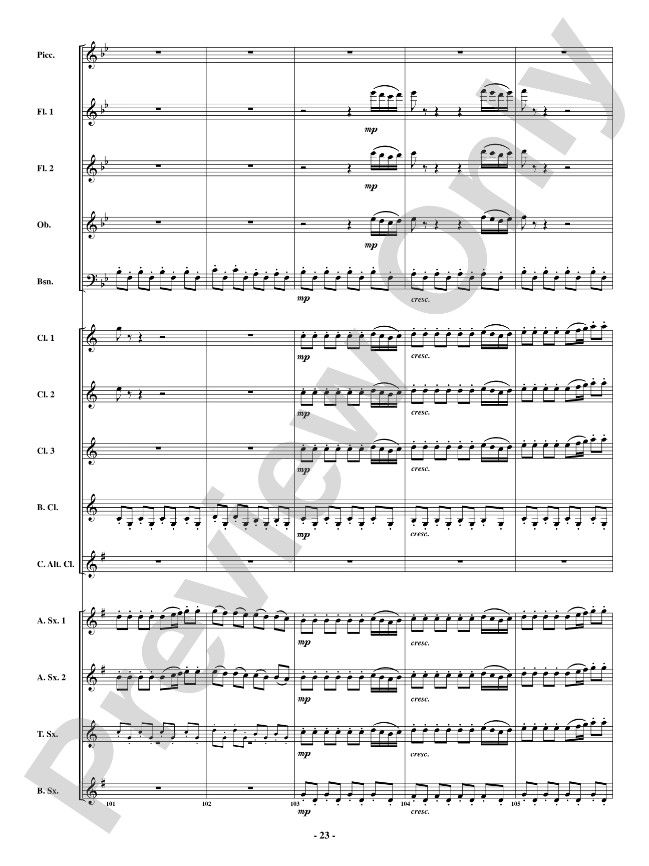 Finale - From <i>The Barber of Seville</i>: Woodwind Ensemble Conductor Score & Parts