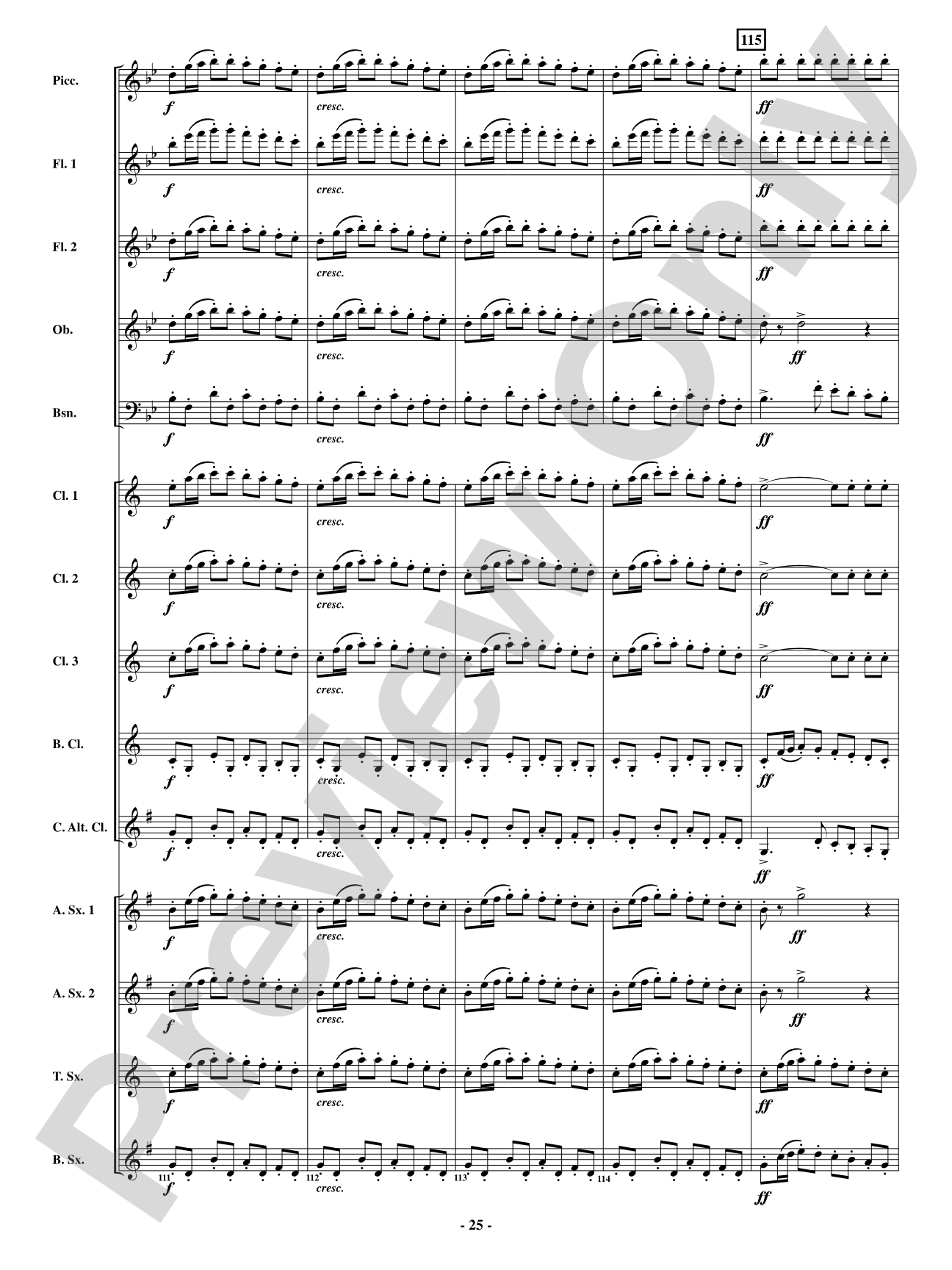 Finale - From <i>The Barber of Seville</i>: Woodwind Ensemble Conductor Score & Parts