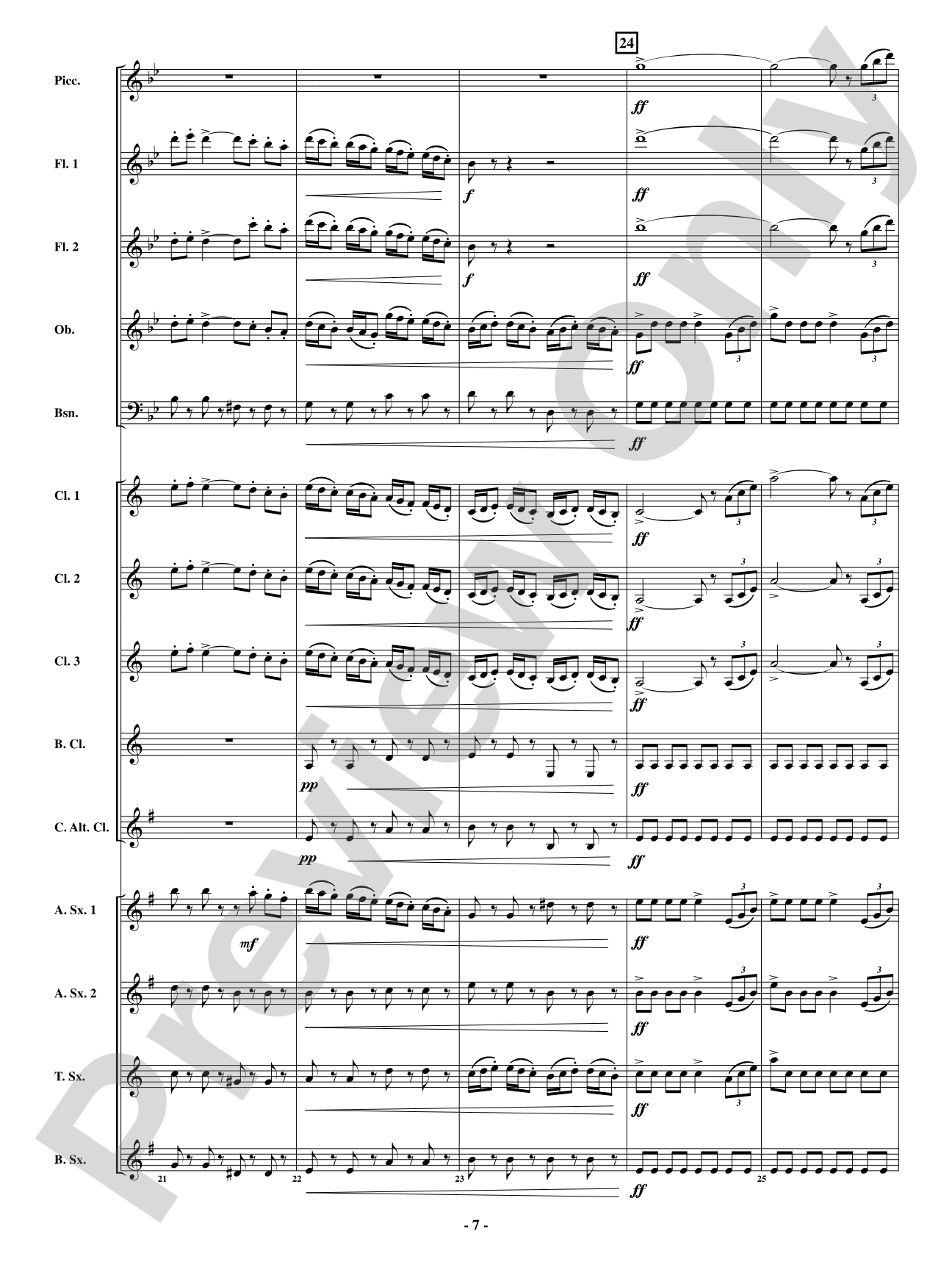 Finale - From <i>The Barber of Seville</i>: Woodwind Ensemble Conductor Score & Parts