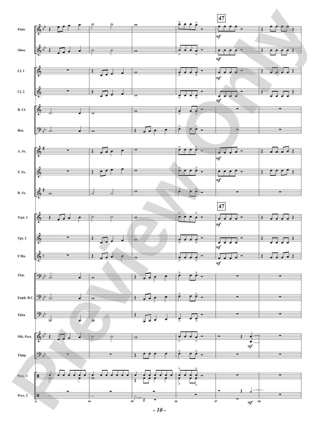 Firebolt: Concert Band Conductor Score & Parts