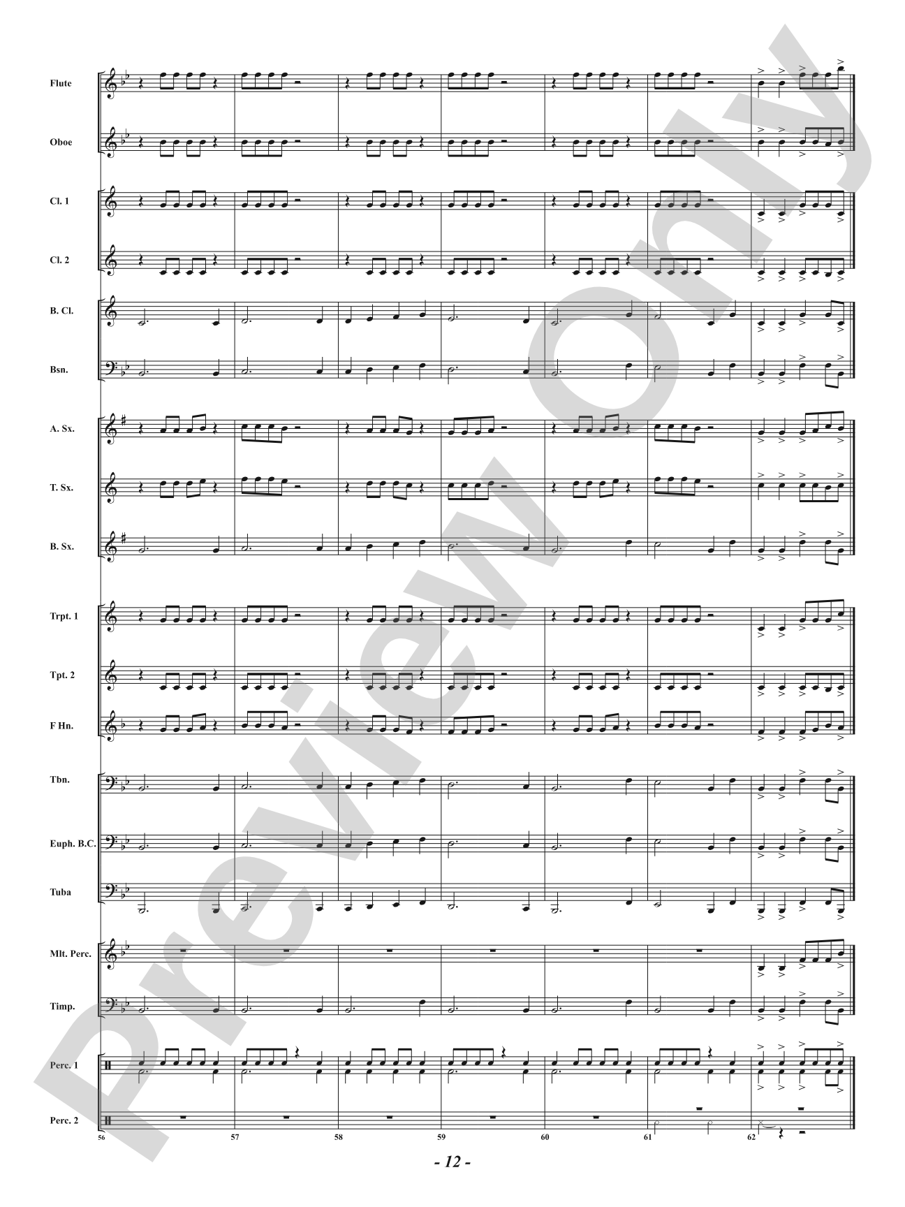 Firebolt: Concert Band Conductor Score & Parts