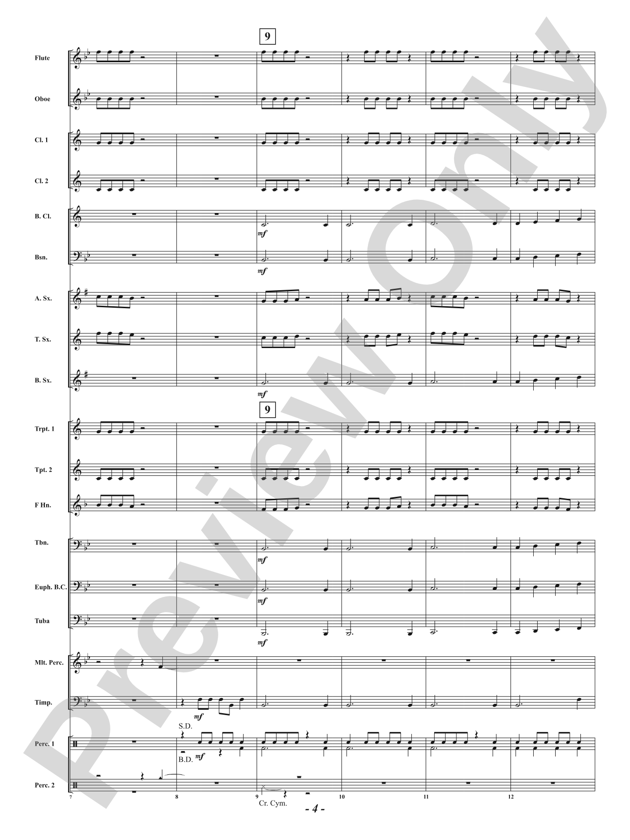 Firebolt: Concert Band Conductor Score & Parts