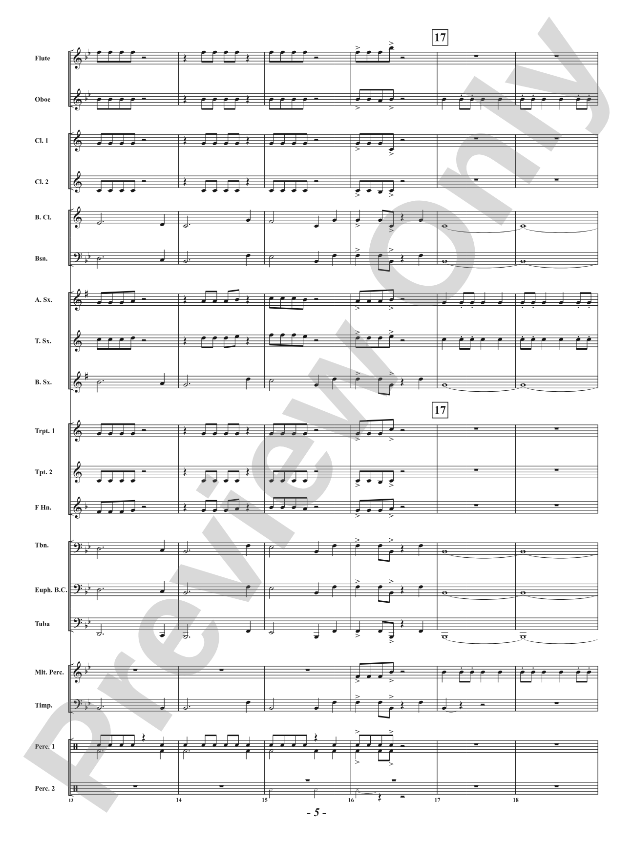 Firebolt: Concert Band Conductor Score & Parts