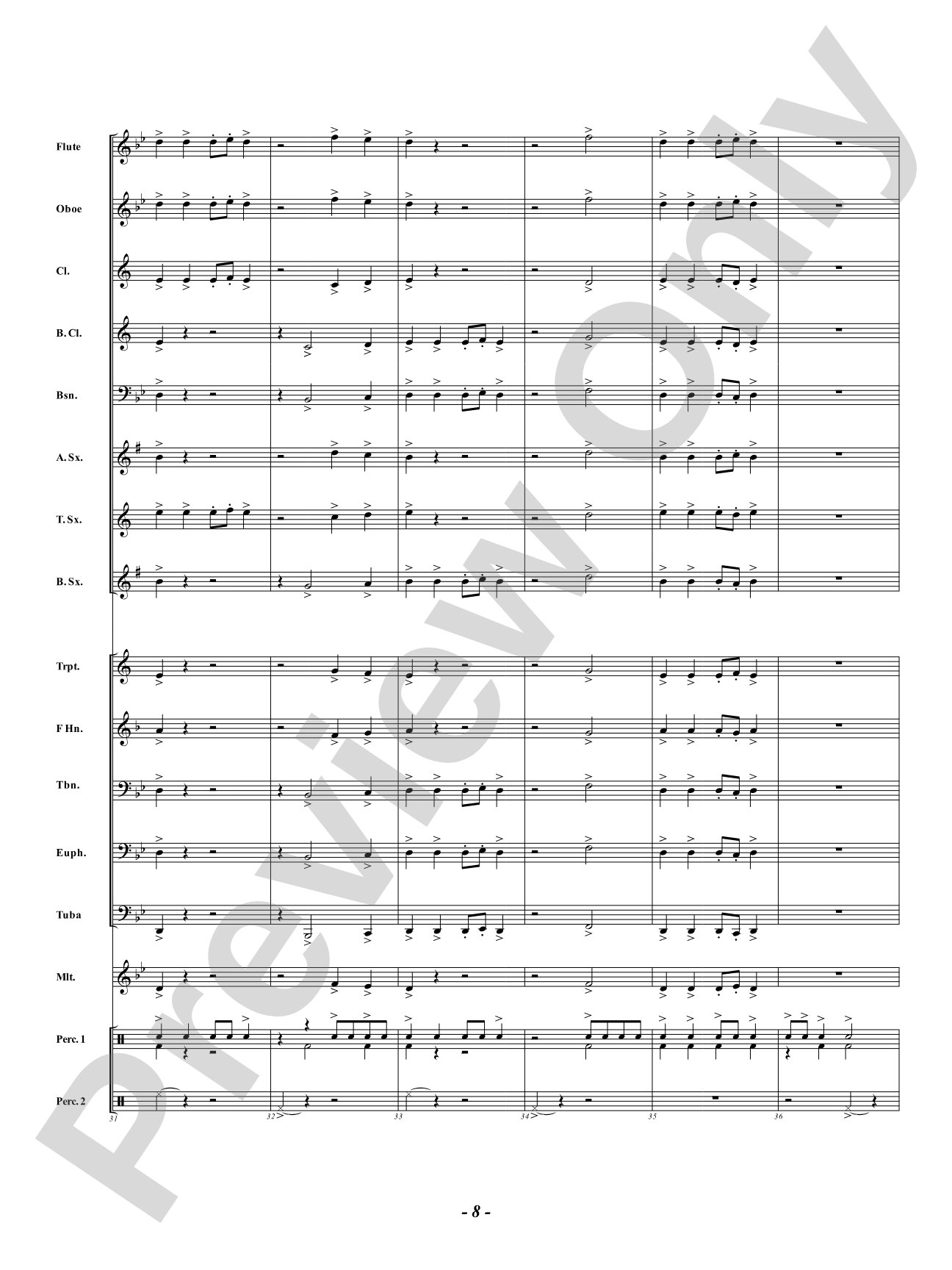 Boss Battle: Concert Band Conductor Score & Parts