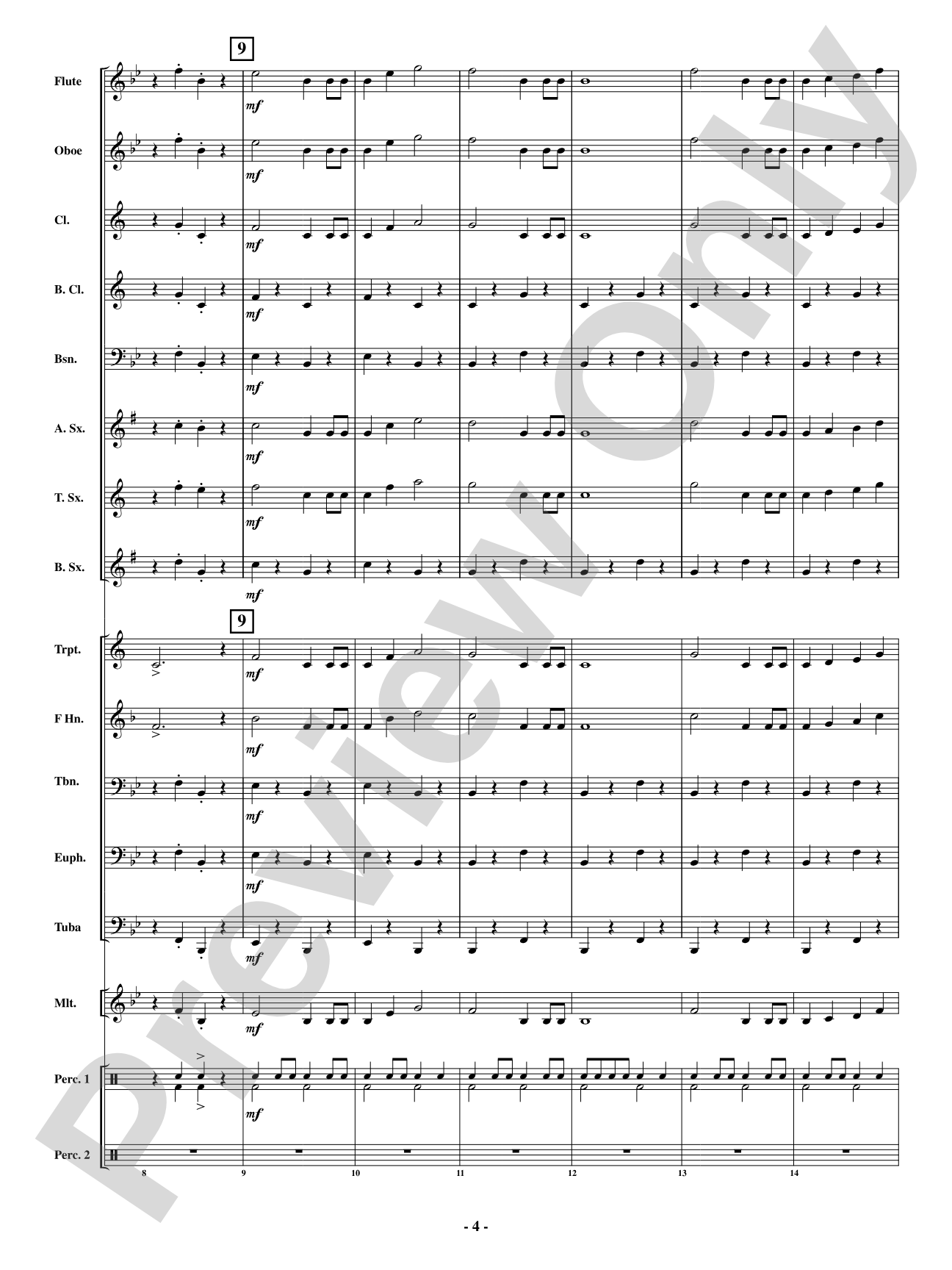 Sandcastle March: Concert Band Conductor Score & Parts