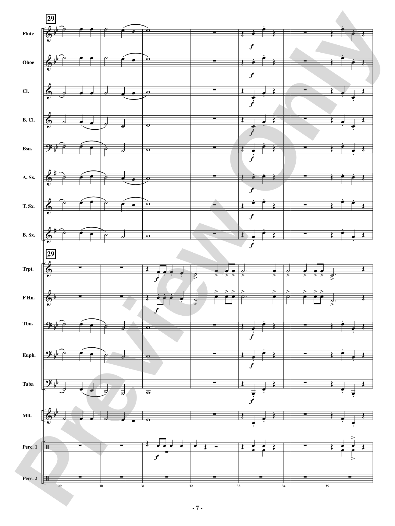Sandcastle March: Concert Band Conductor Score & Parts