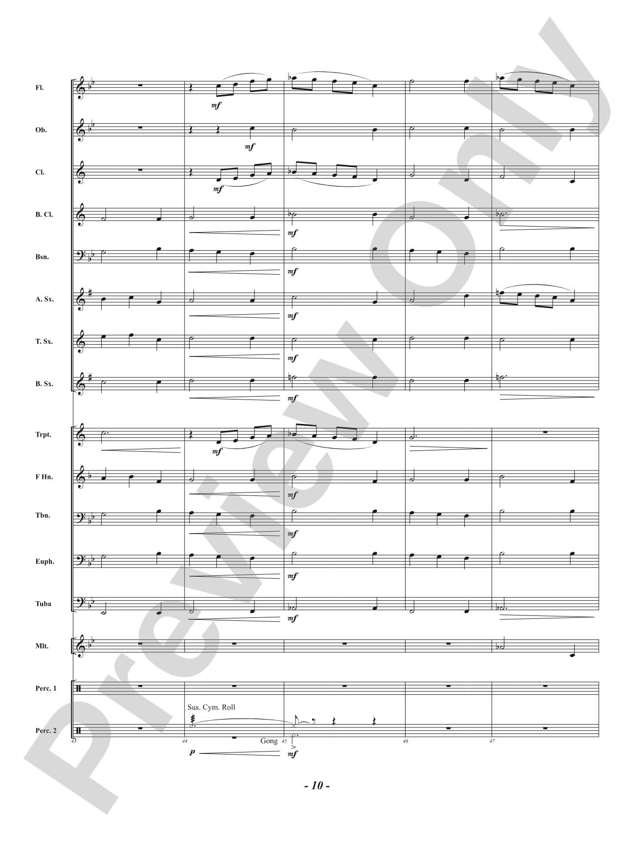 Shimmering Stars: Concert Band Conductor Score & Parts