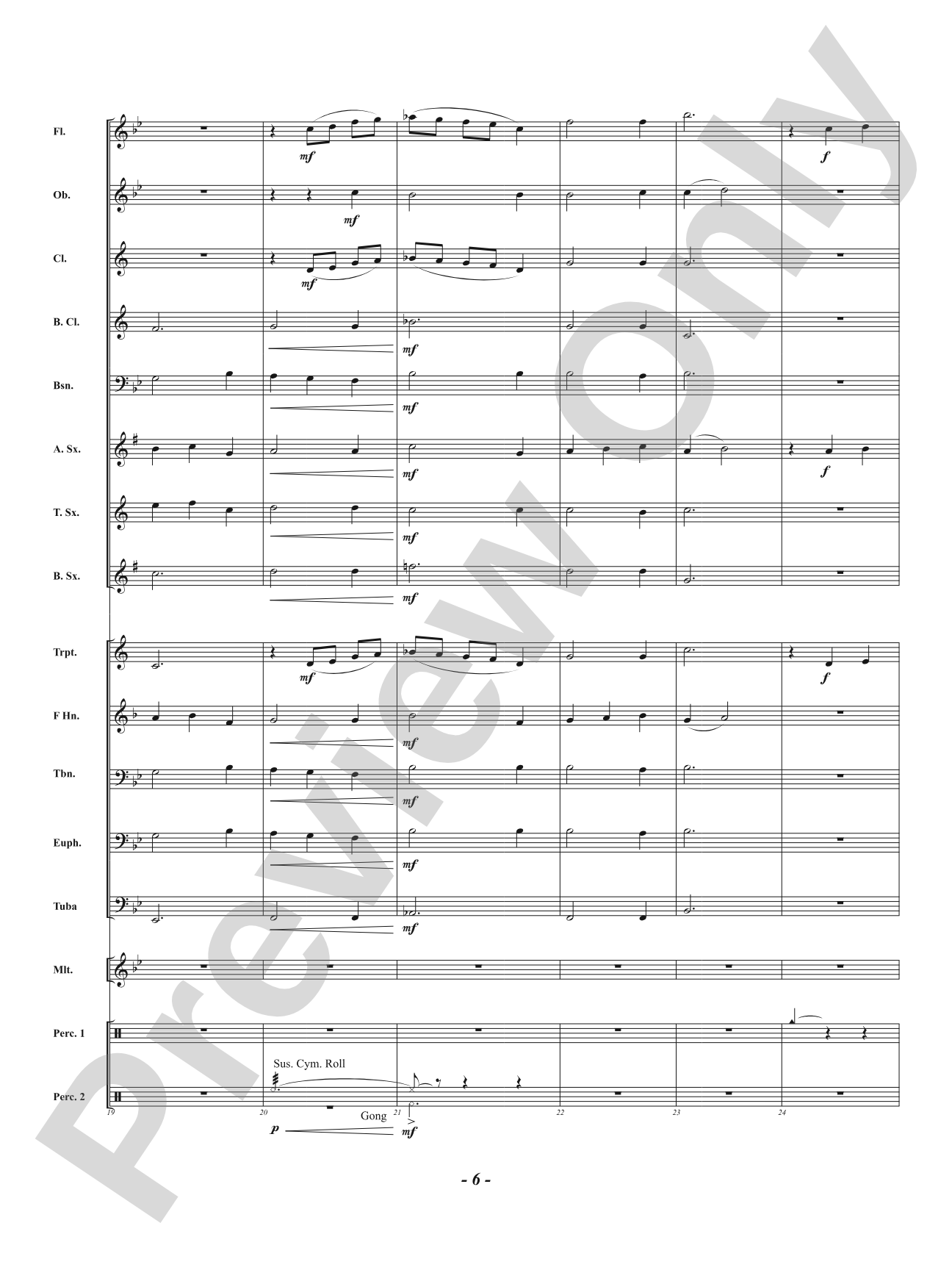Shimmering Stars: Concert Band Conductor Score & Parts