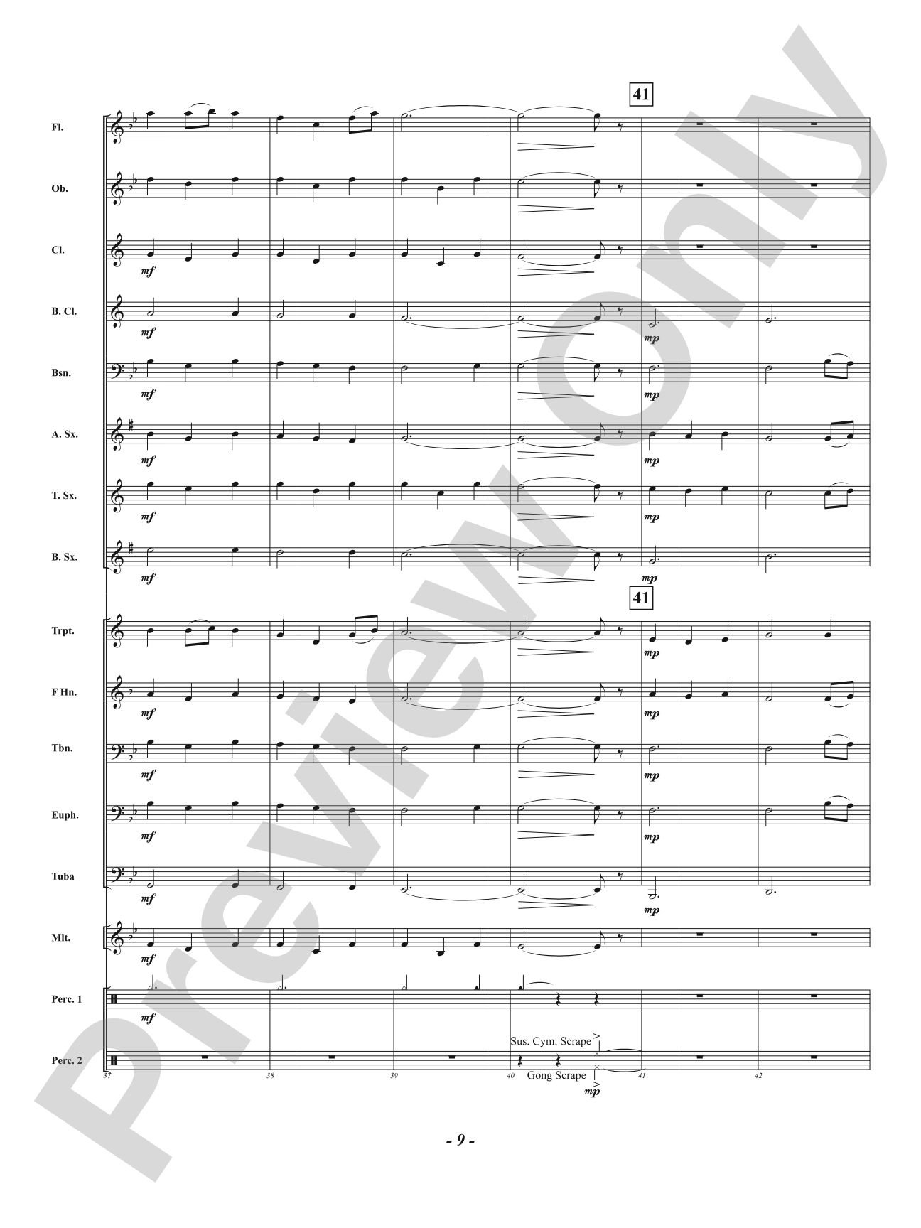 Shimmering Stars: Concert Band Conductor Score & Parts