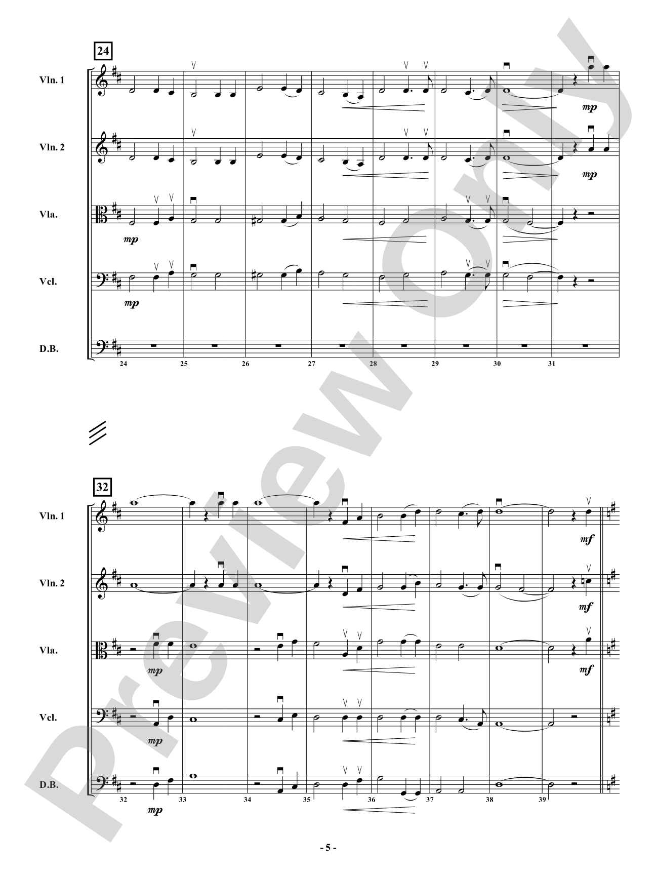 It Is Well: String Orchestra Conductor Score & Parts