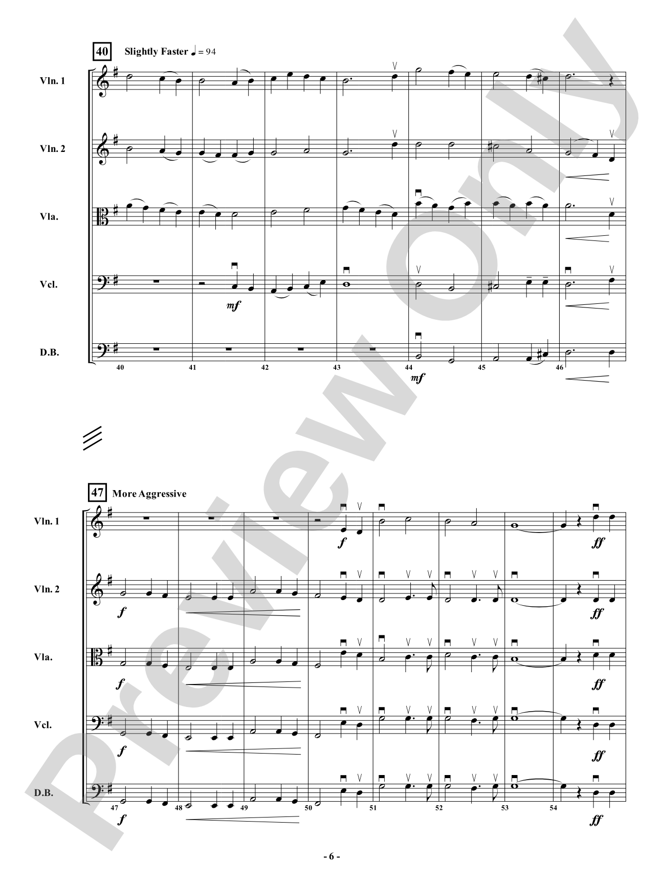 It Is Well: String Orchestra Conductor Score & Parts