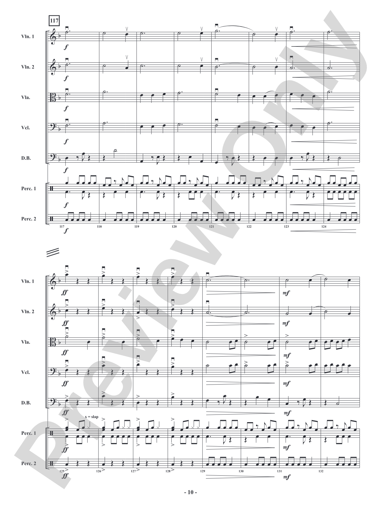 African Holy Night: String Orchestra Conductor Score & Parts