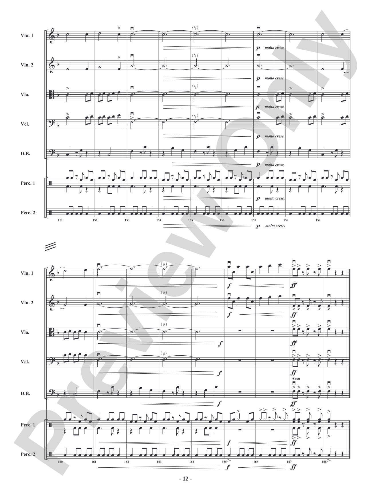 African Holy Night: String Orchestra Conductor Score & Parts
