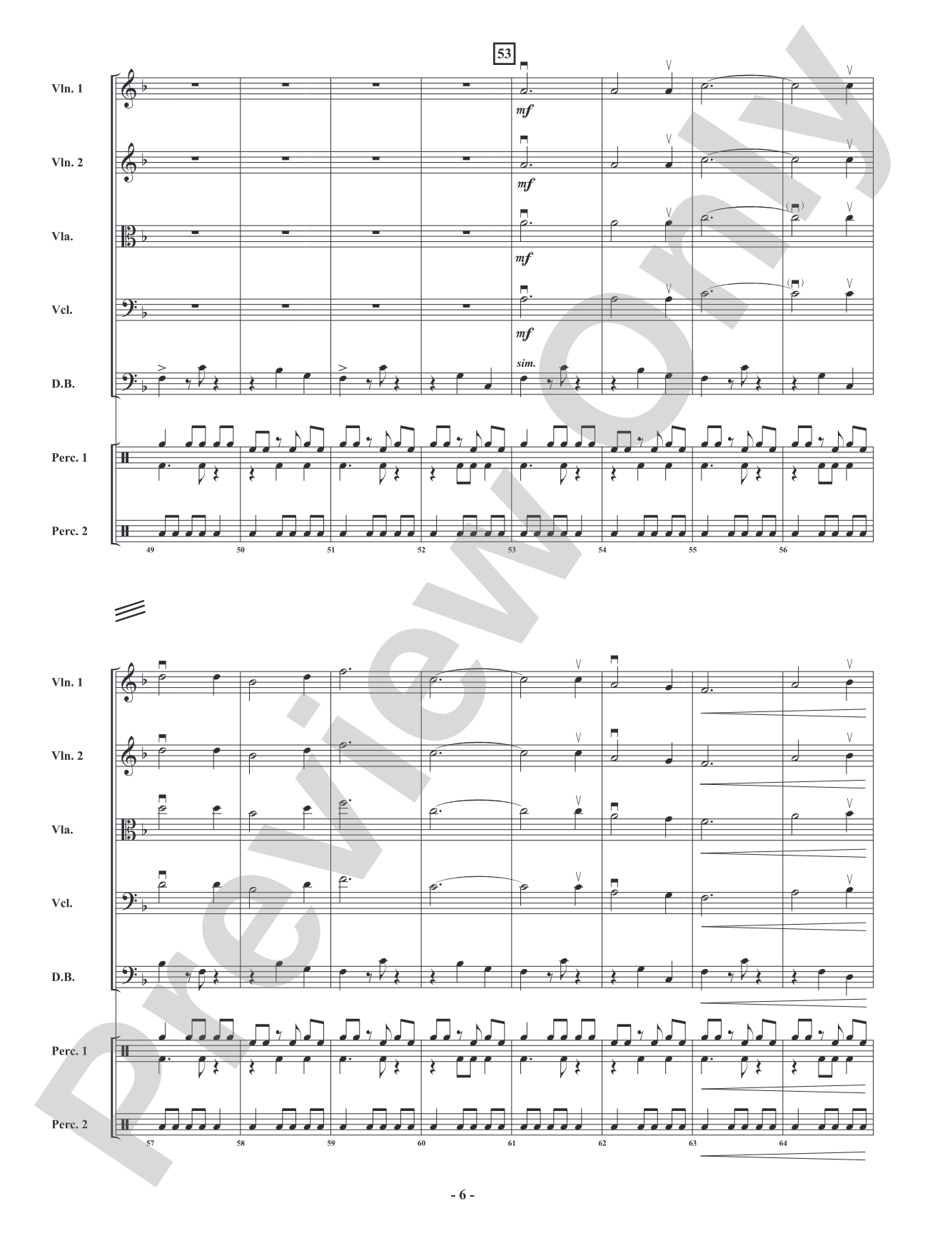 African Holy Night: String Orchestra Conductor Score & Parts