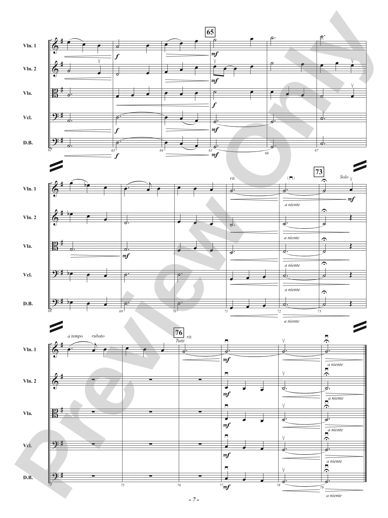 Hymn for the Discouraged - Turn Your Eyes Upon Jesus: String Orchestra Conductor Score & Parts