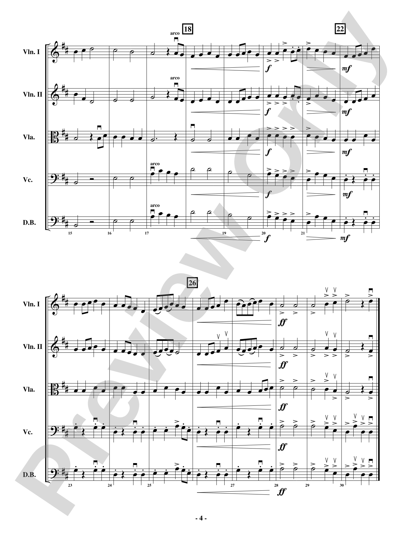 Look Out World: String Orchestra Conductor Score & Parts