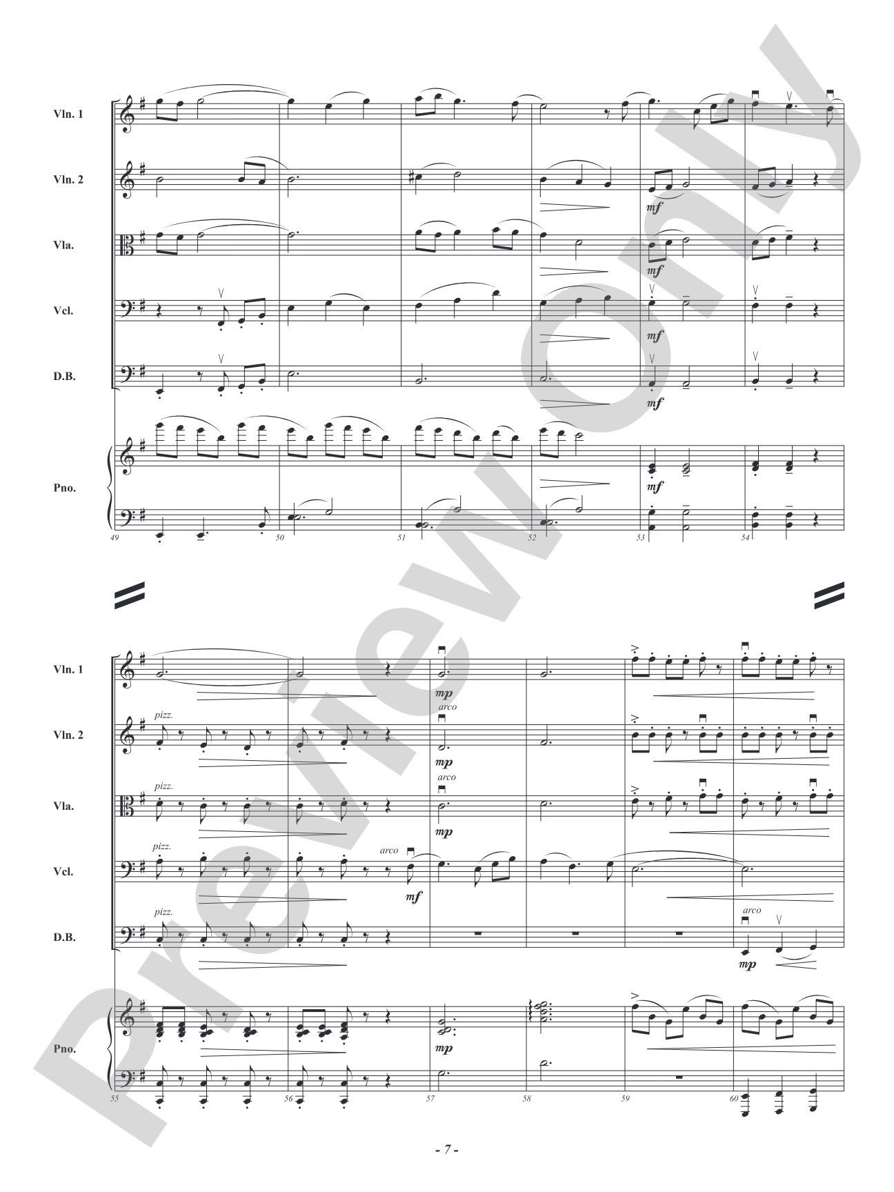 Storm Flight: String Orchestra Conductor Score & Parts