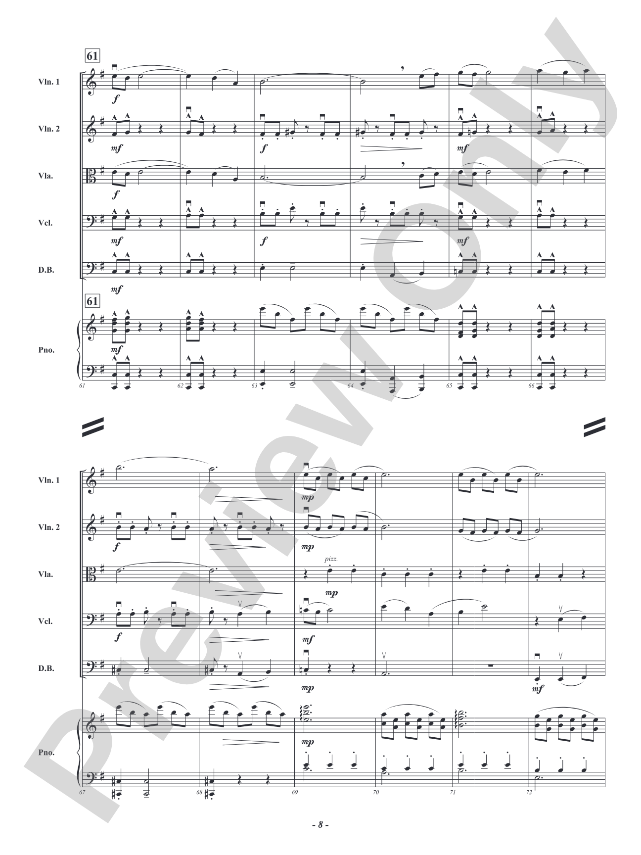 Storm Flight: String Orchestra Conductor Score & Parts