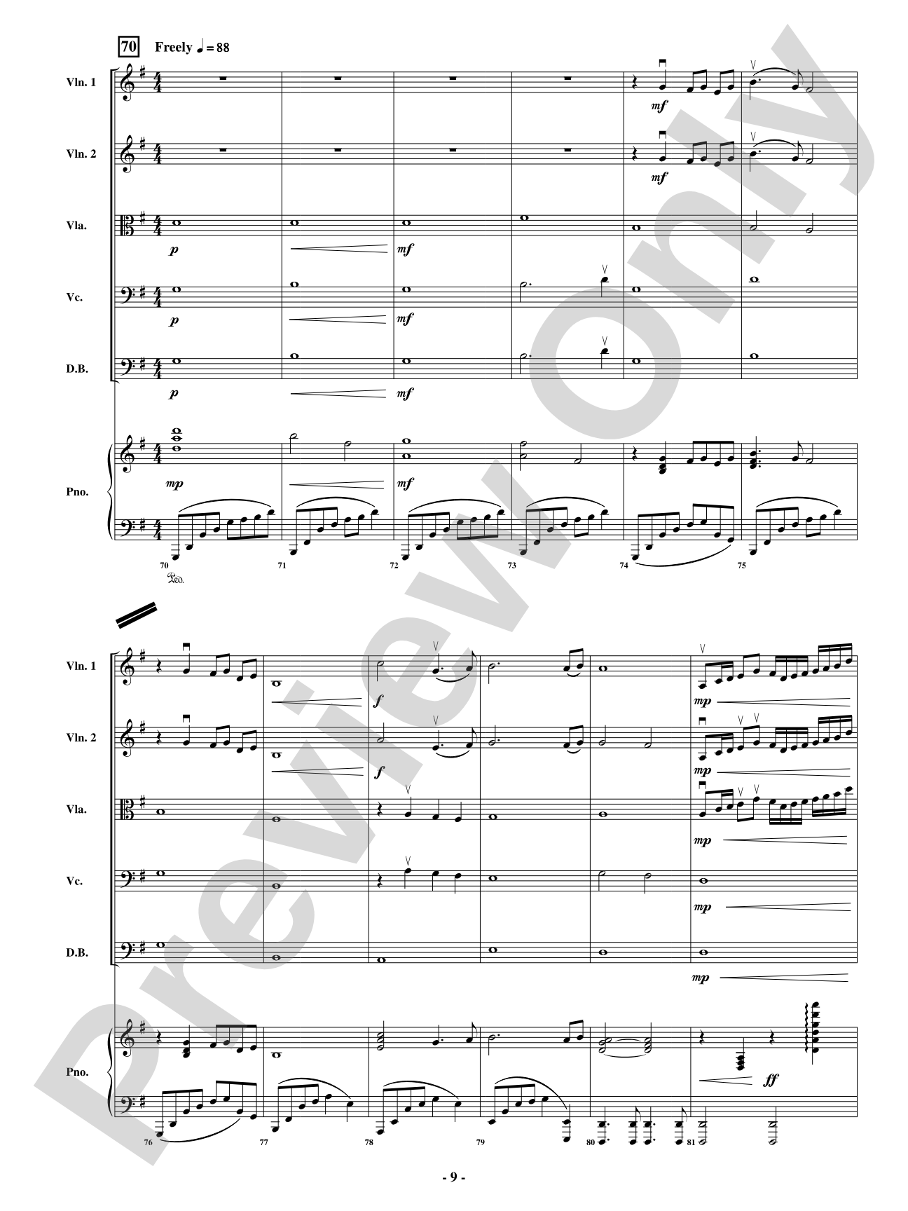 The Highland Games: String Orchestra Conductor Score & Parts