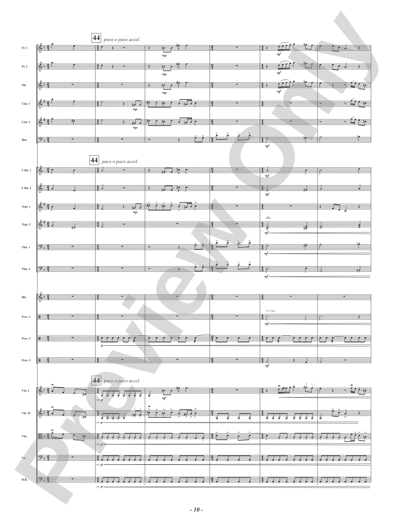 Patapan: Full Orchestra Conductor Score & Parts