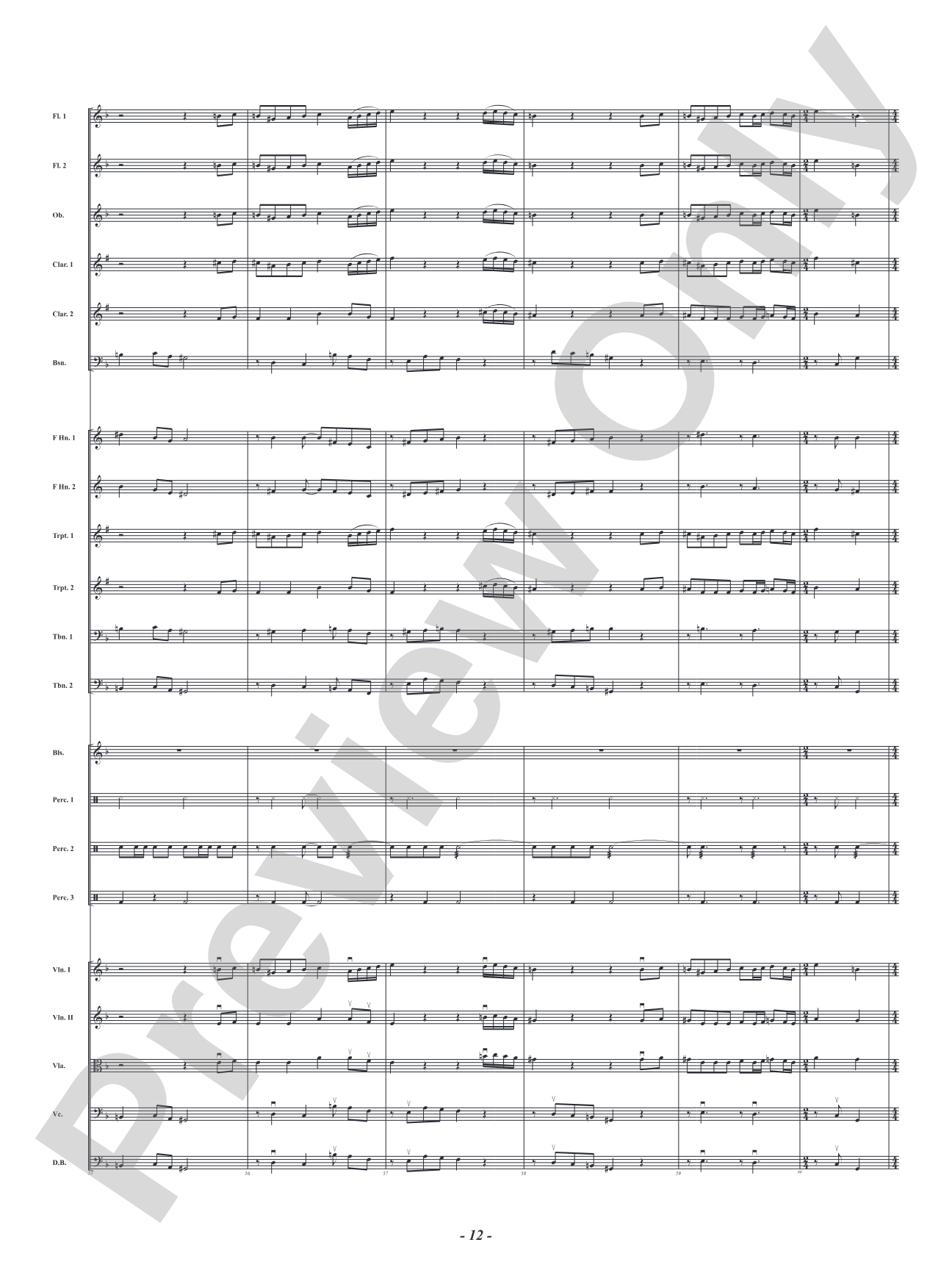 Patapan: Full Orchestra Conductor Score & Parts
