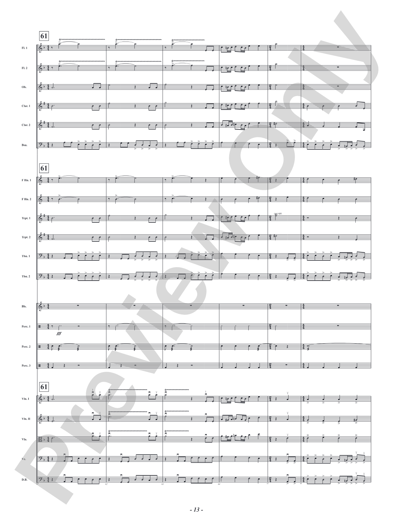 Patapan: Full Orchestra Conductor Score & Parts