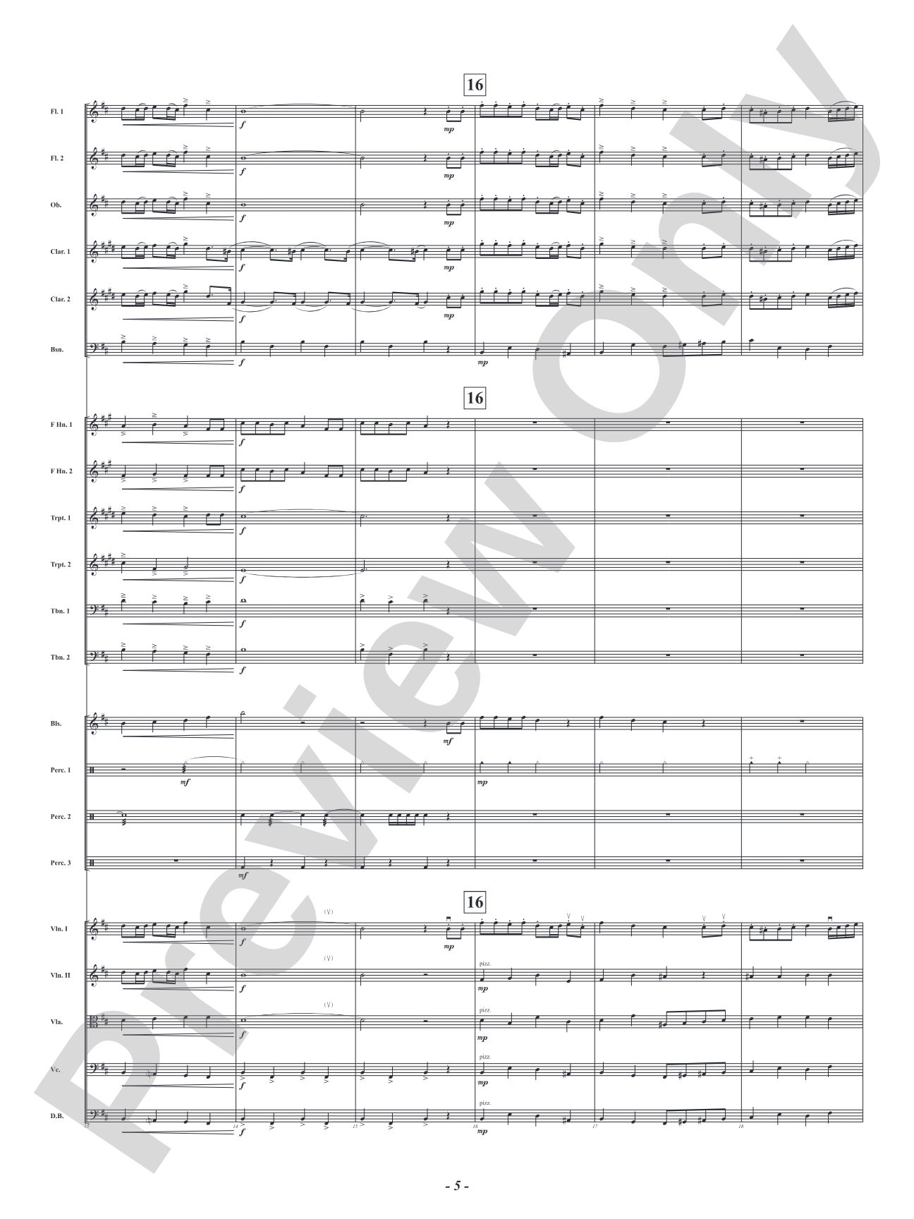 Patapan: Full Orchestra Conductor Score & Parts
