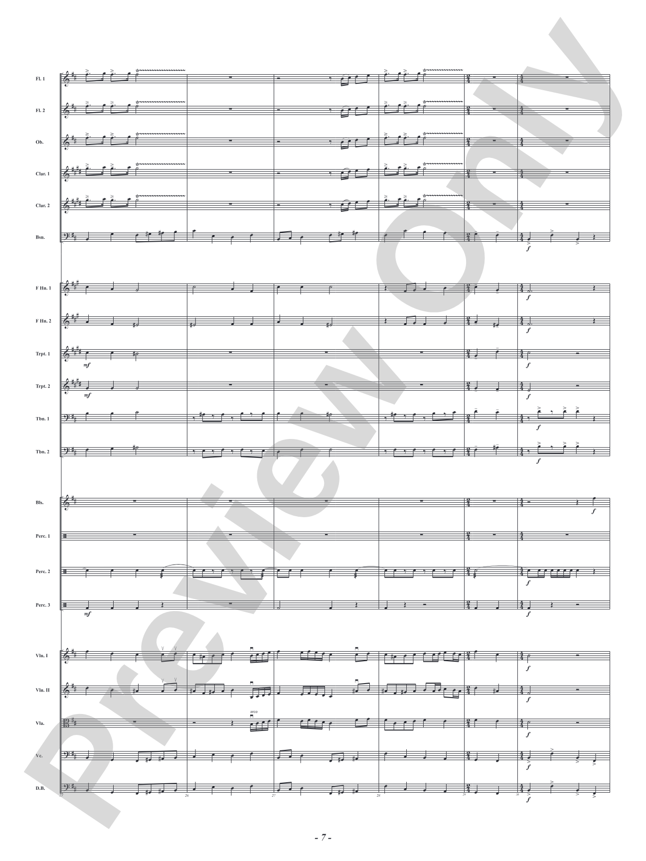 Patapan: Full Orchestra Conductor Score & Parts