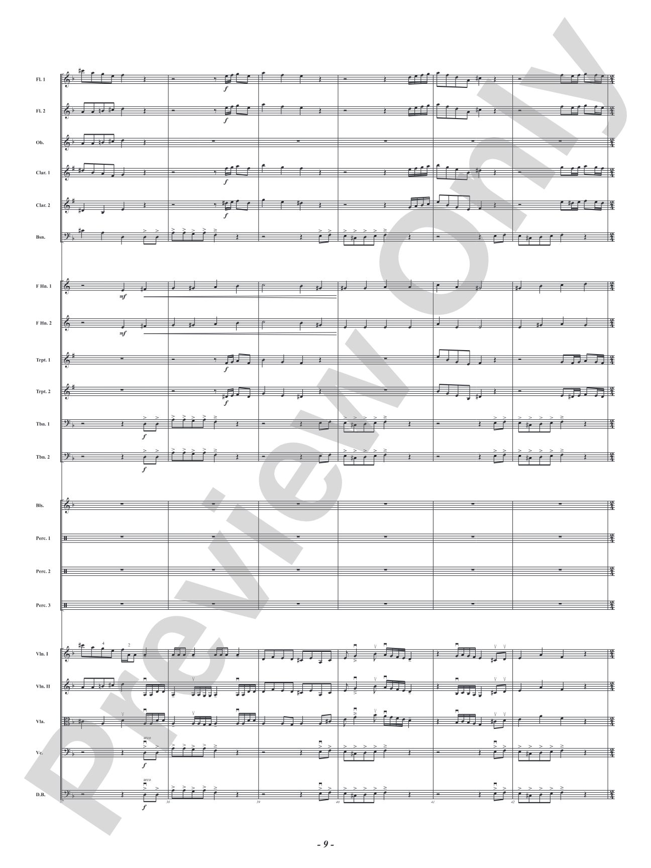 Patapan: Full Orchestra Conductor Score & Parts