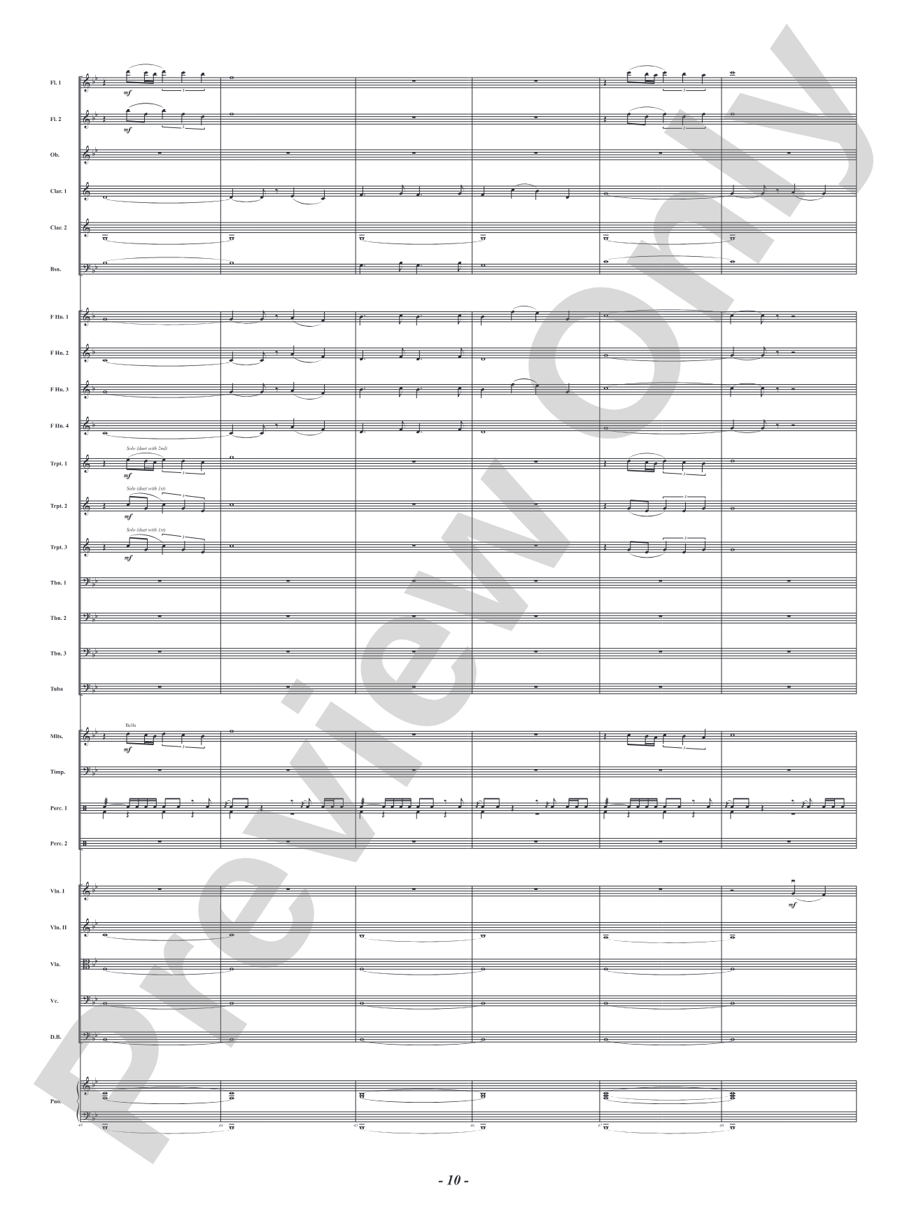 Olympus Calls: Full Orchestra Conductor Score & Parts