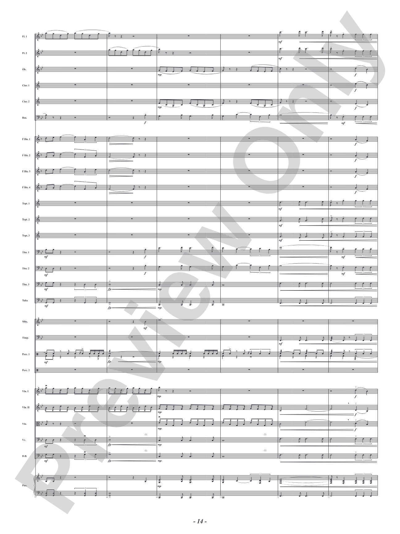 Olympus Calls: Full Orchestra Conductor Score & Parts