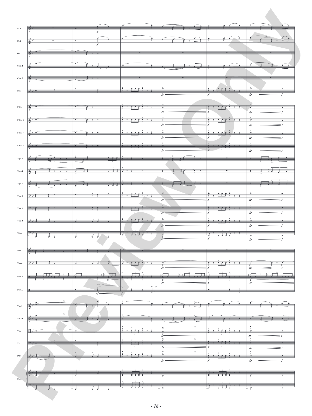 Olympus Calls: Full Orchestra Conductor Score & Parts