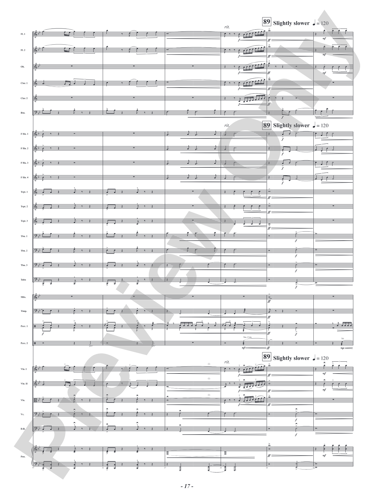 Olympus Calls: Full Orchestra Conductor Score & Parts