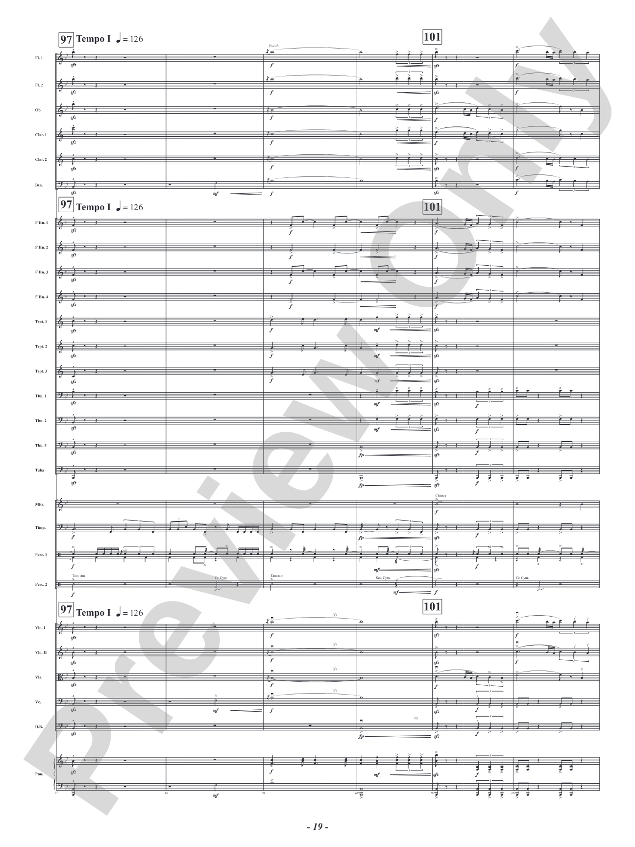 Olympus Calls: Full Orchestra Conductor Score & Parts