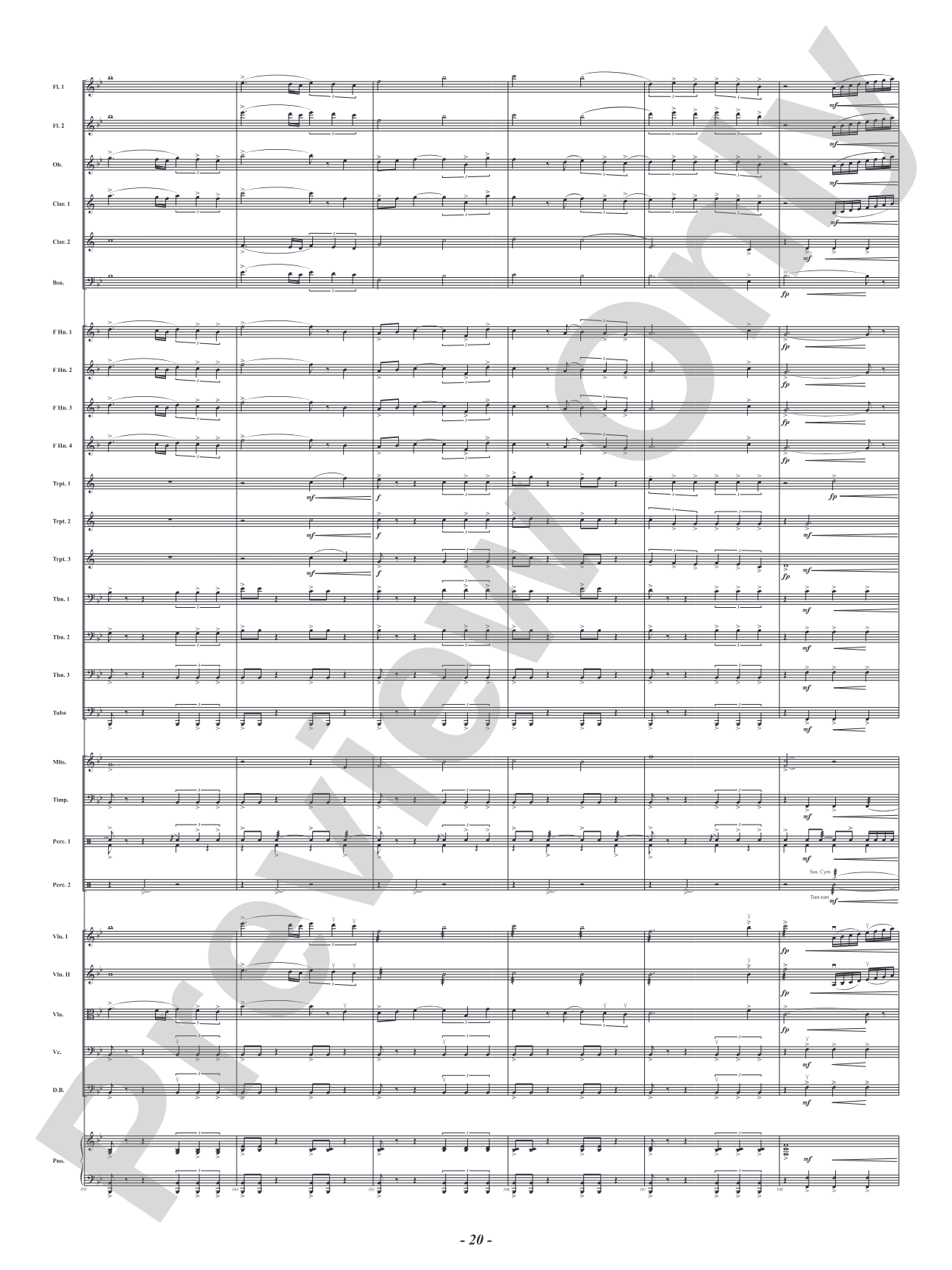Olympus Calls: Full Orchestra Conductor Score & Parts