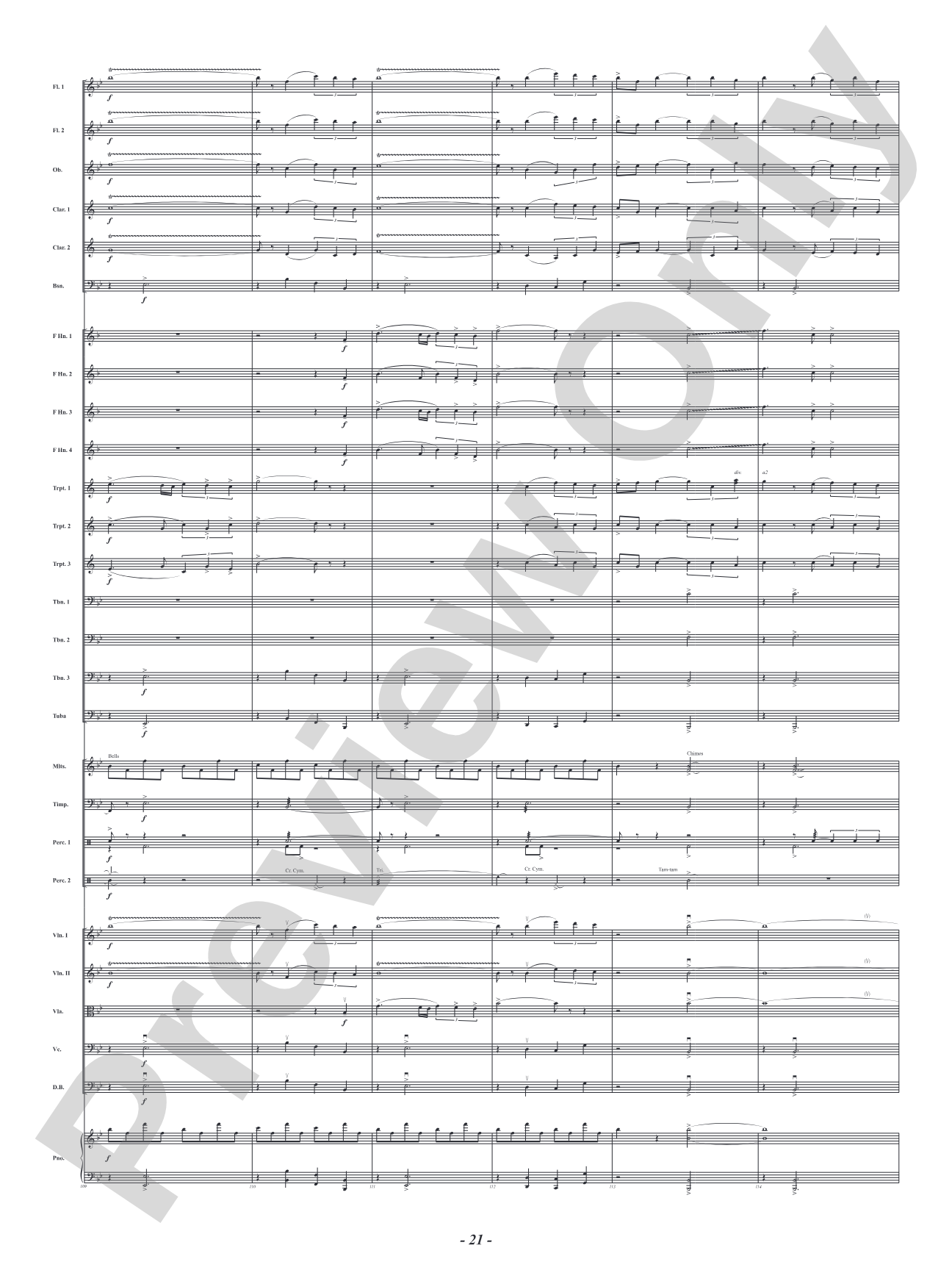 Olympus Calls: Full Orchestra Conductor Score & Parts