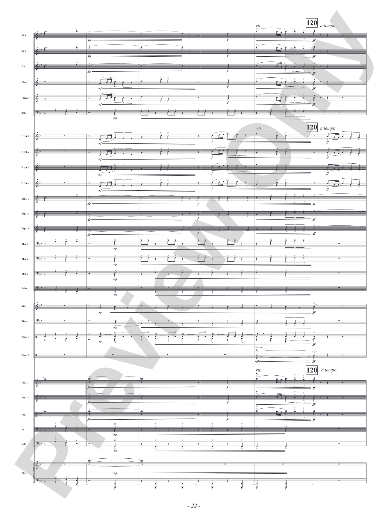 Olympus Calls: Full Orchestra Conductor Score & Parts