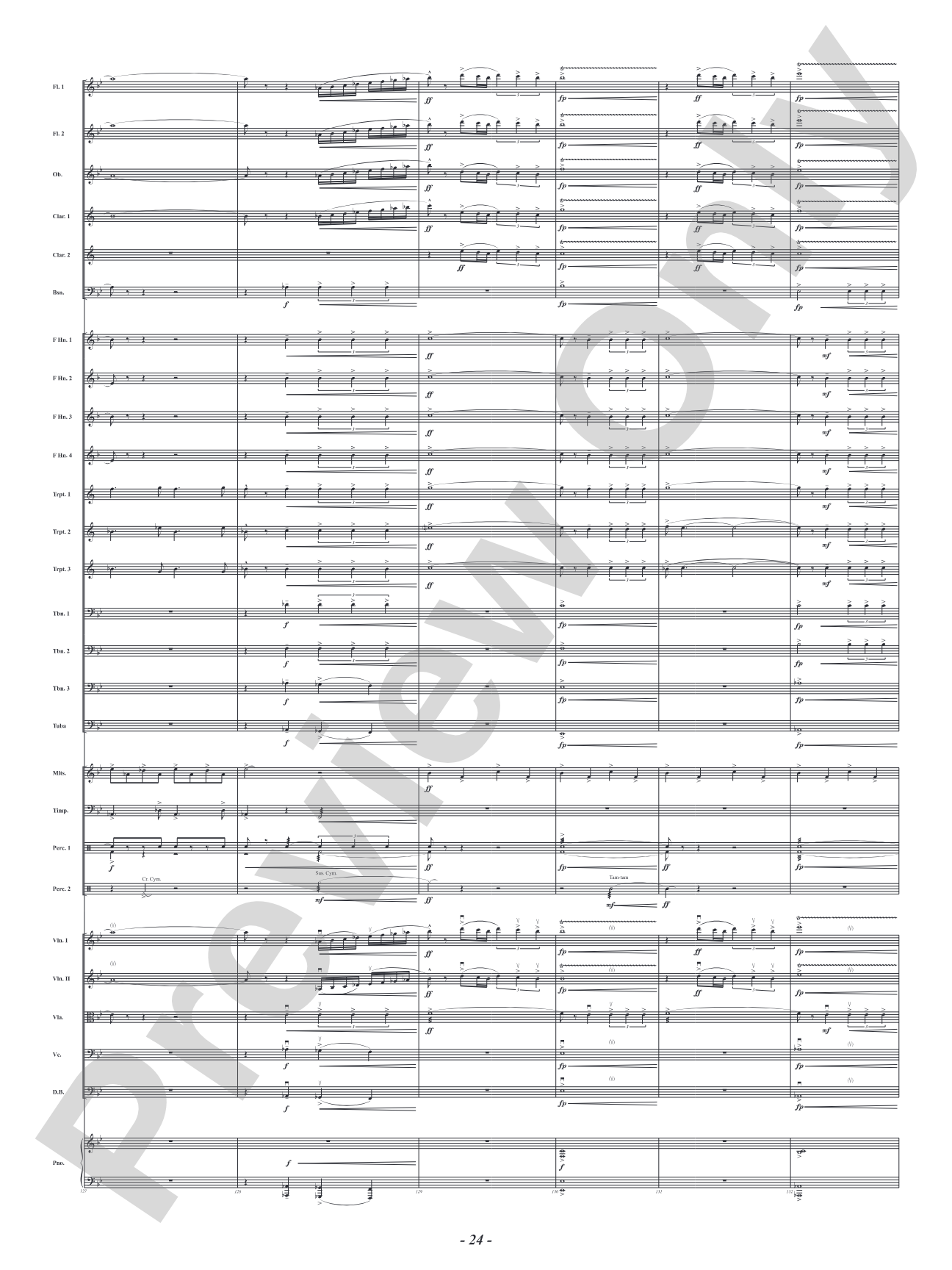 Olympus Calls: Full Orchestra Conductor Score & Parts
