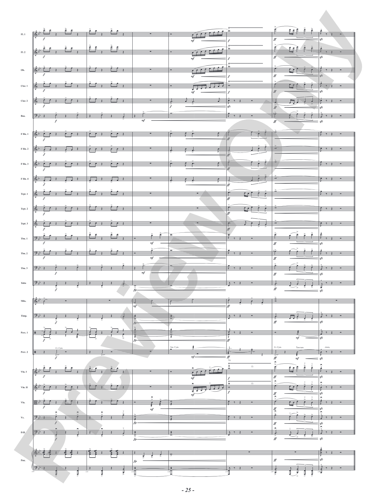 Olympus Calls: Full Orchestra Conductor Score & Parts