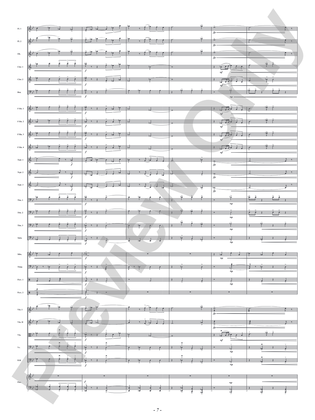 Olympus Calls: Full Orchestra Conductor Score & Parts
