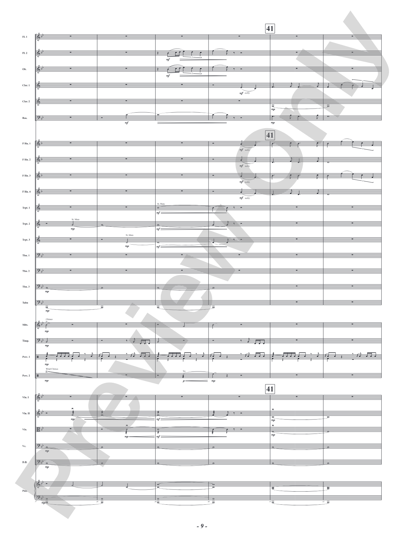 Olympus Calls: Full Orchestra Conductor Score & Parts