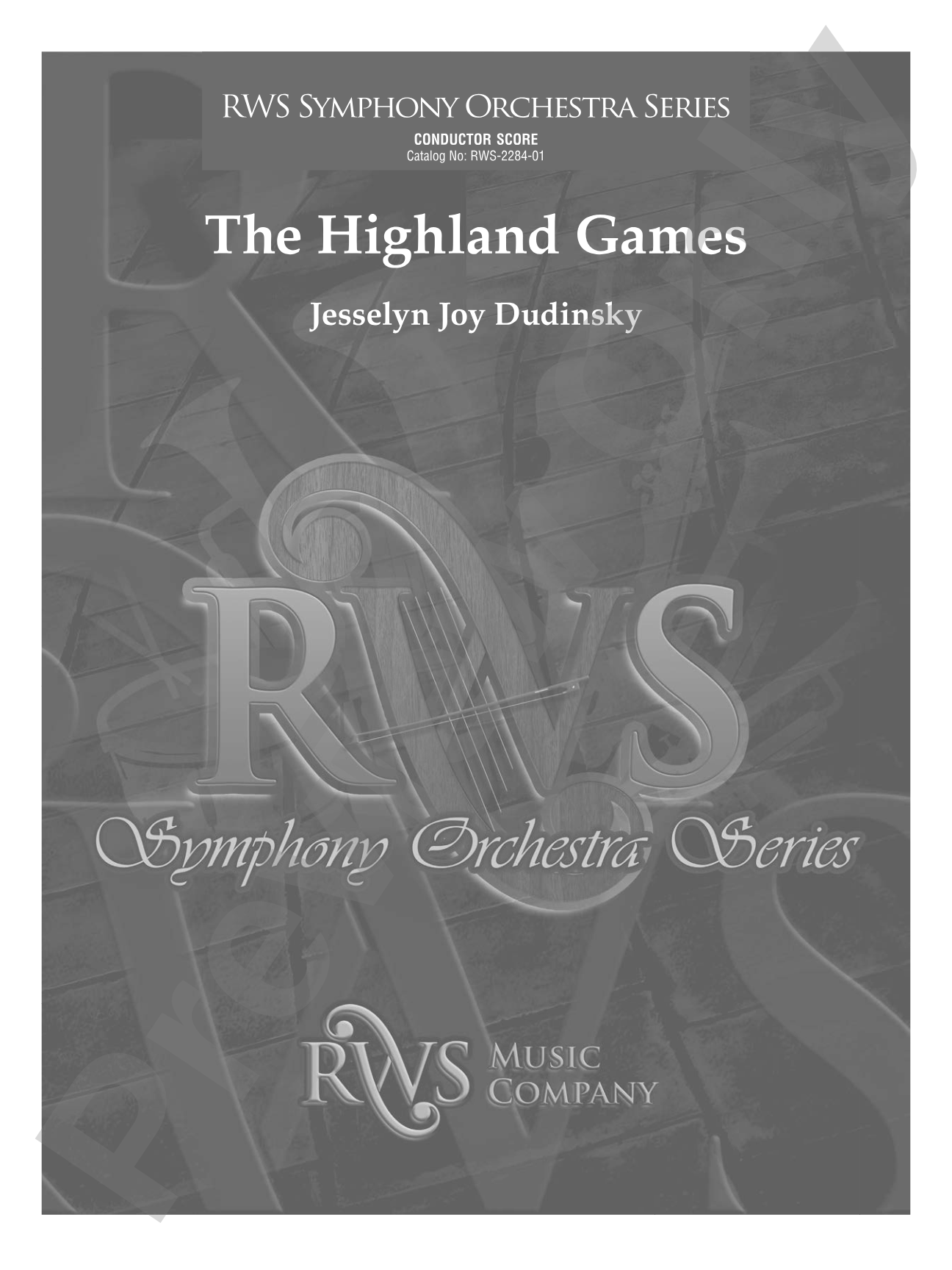 The Highland Games: Full Orchestra Conductor Score & Parts