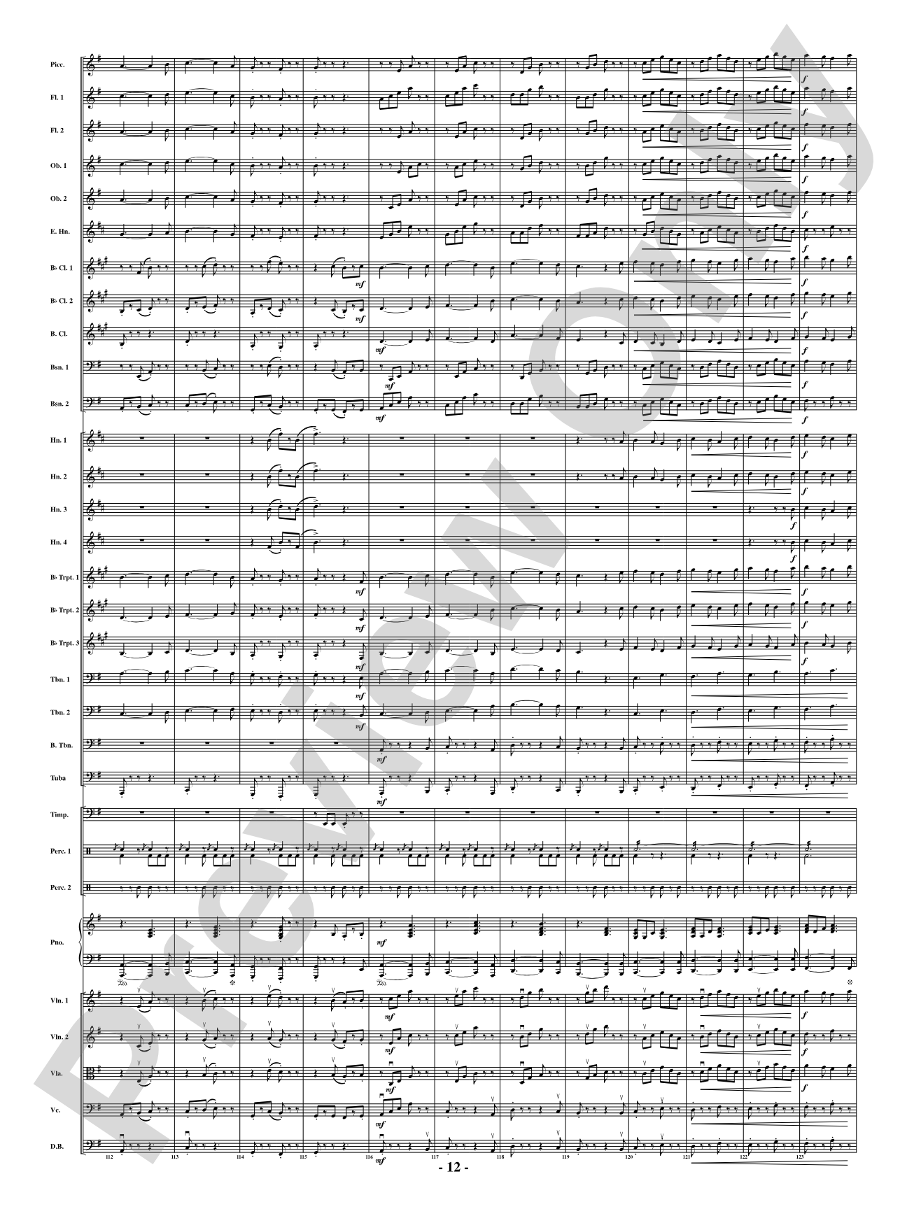 The Highland Games: Full Orchestra Conductor Score & Parts