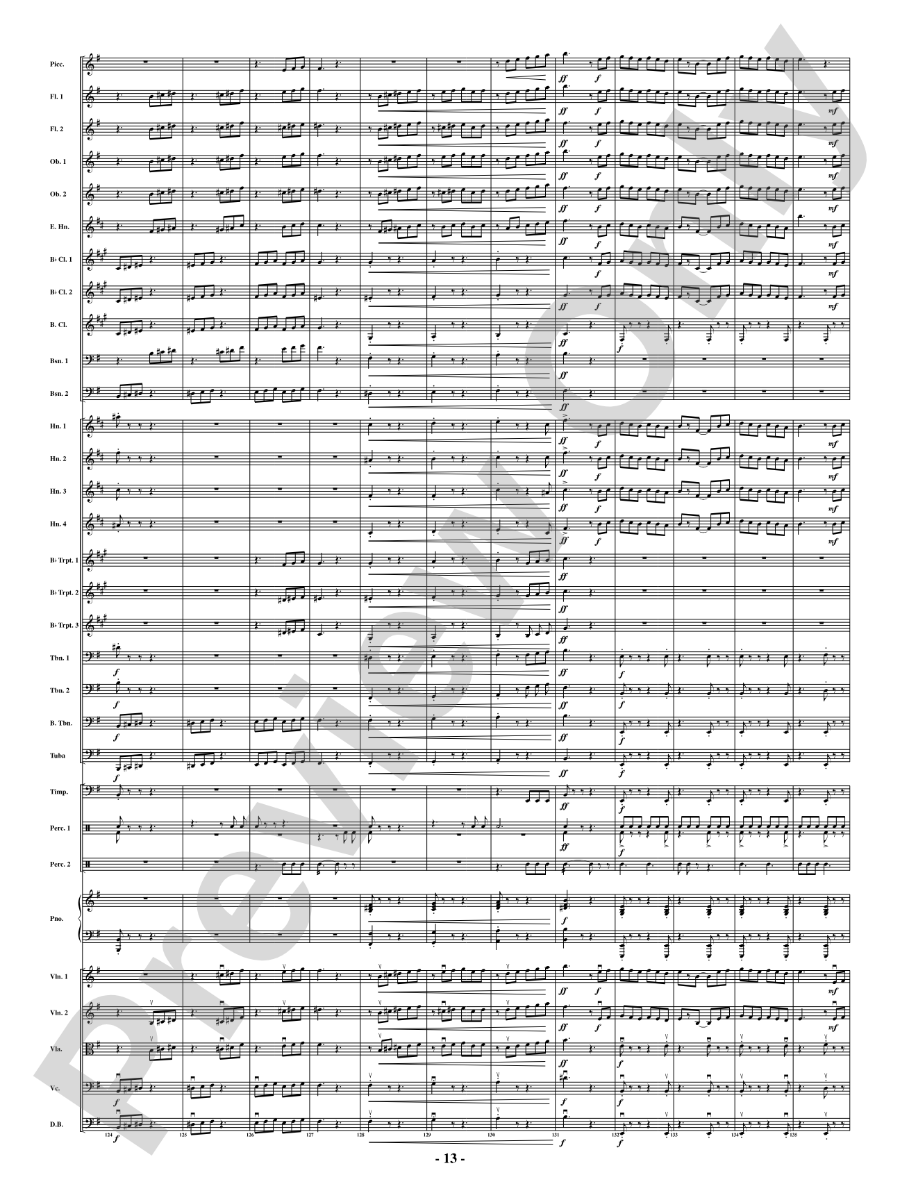 The Highland Games: Full Orchestra Conductor Score & Parts