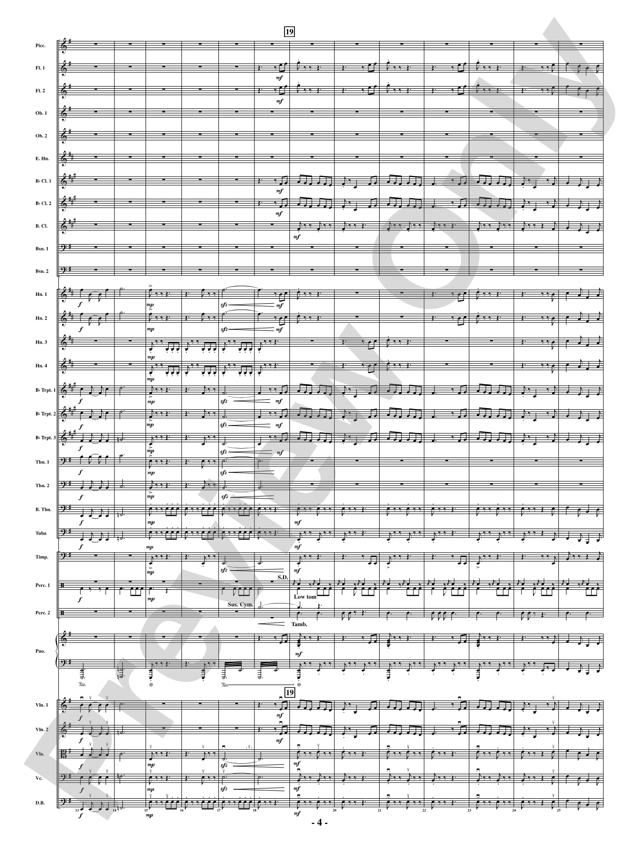 The Highland Games: Full Orchestra Conductor Score & Parts