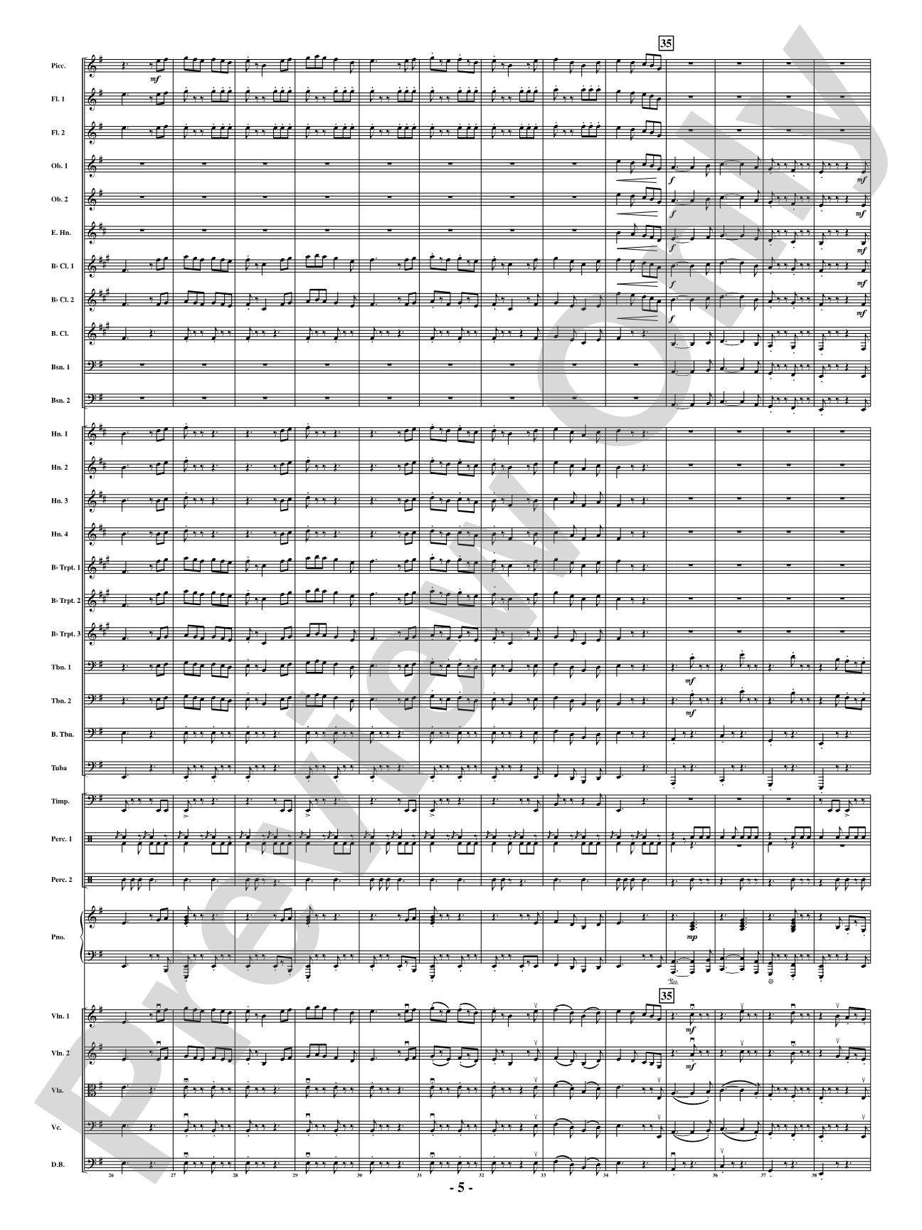 The Highland Games: Full Orchestra Conductor Score & Parts