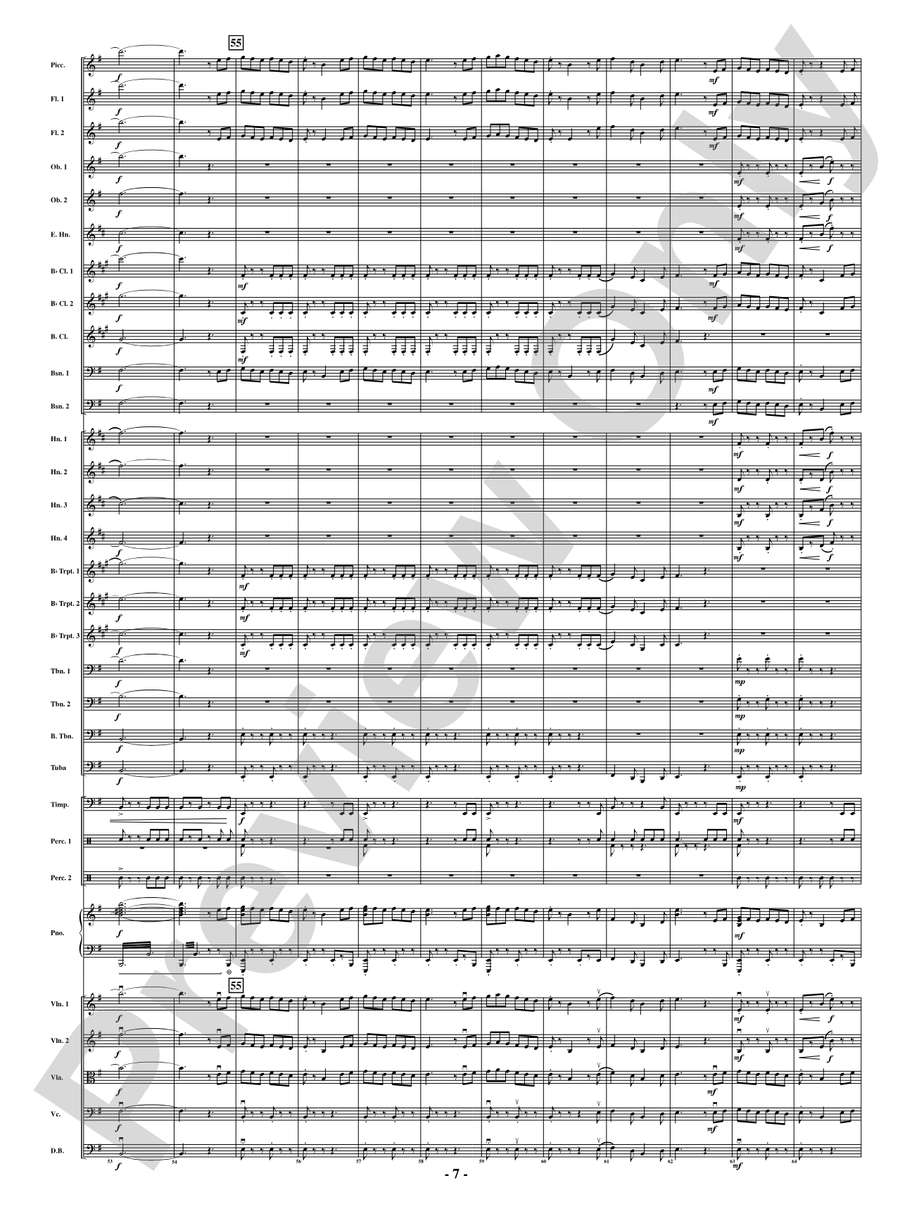 The Highland Games: Full Orchestra Conductor Score & Parts