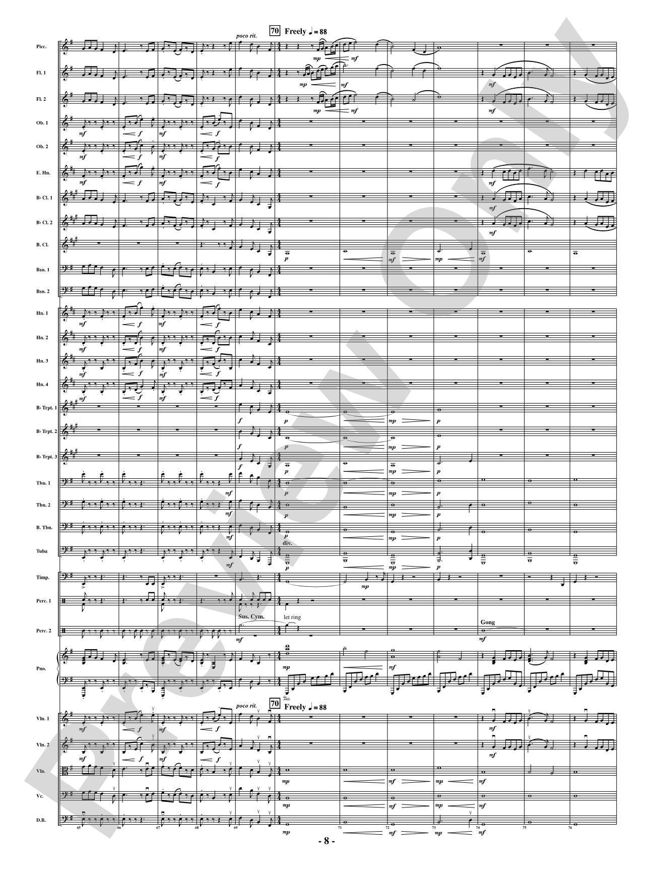 The Highland Games: Full Orchestra Conductor Score & Parts